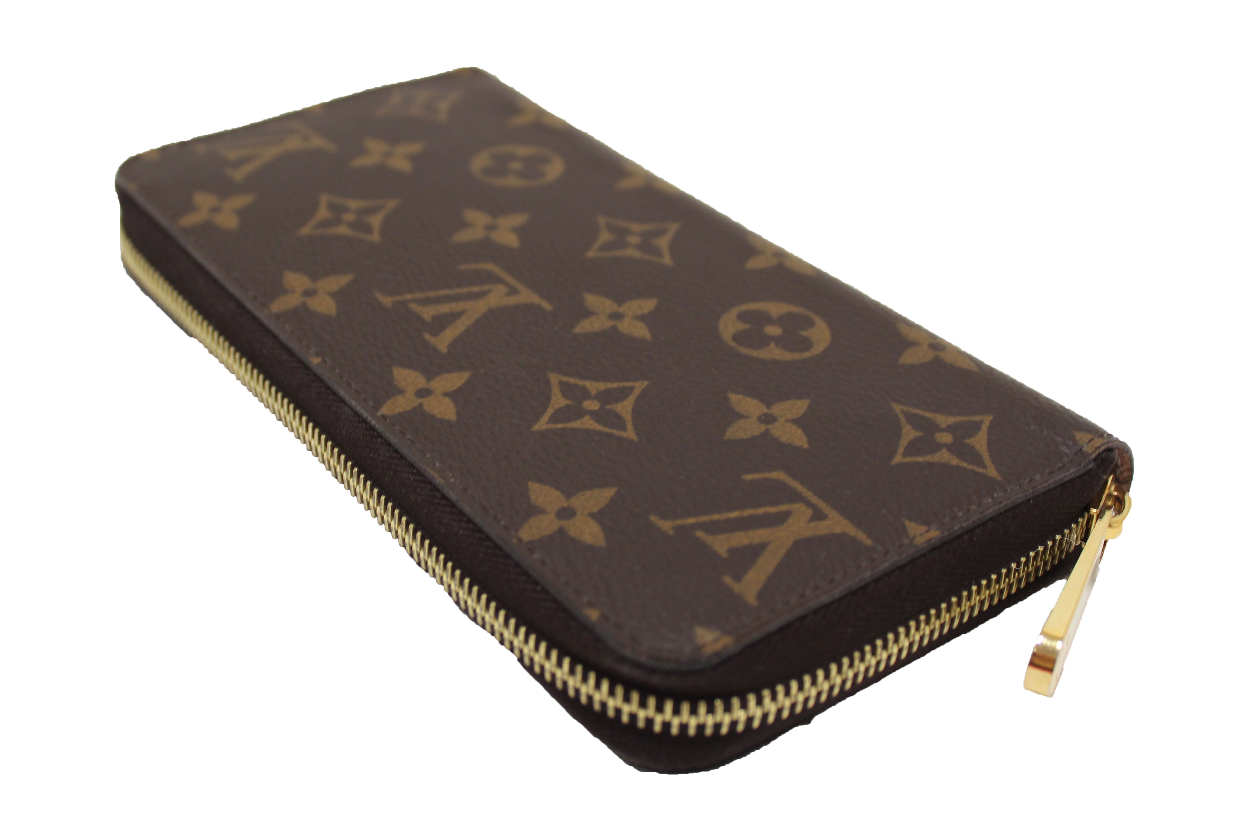 louis-vuitton wallet women authentic Brown Monogram with pink and