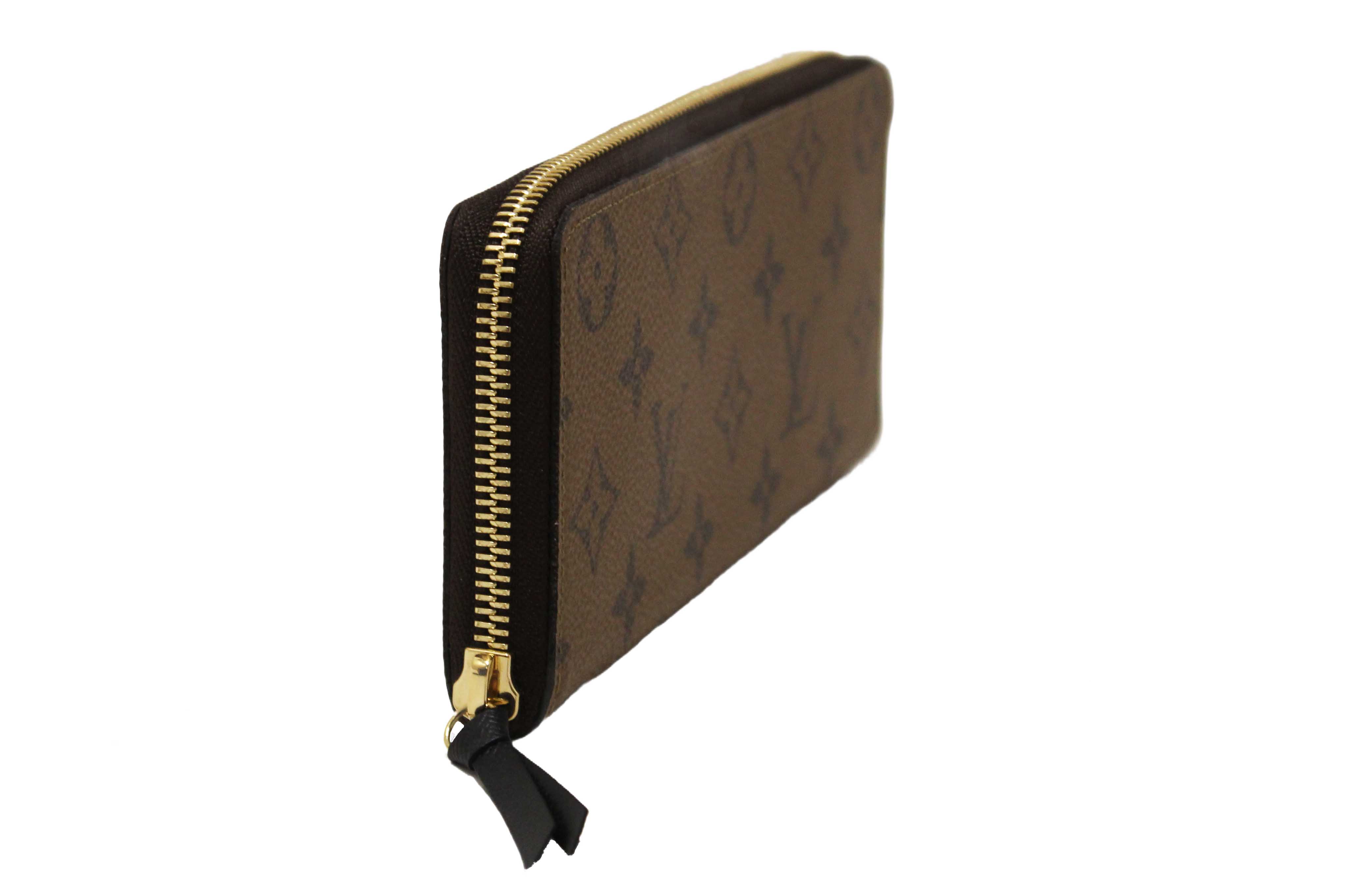 Authentic Louis Vuitton Monogram Reverse Canvas Clemence Wallet