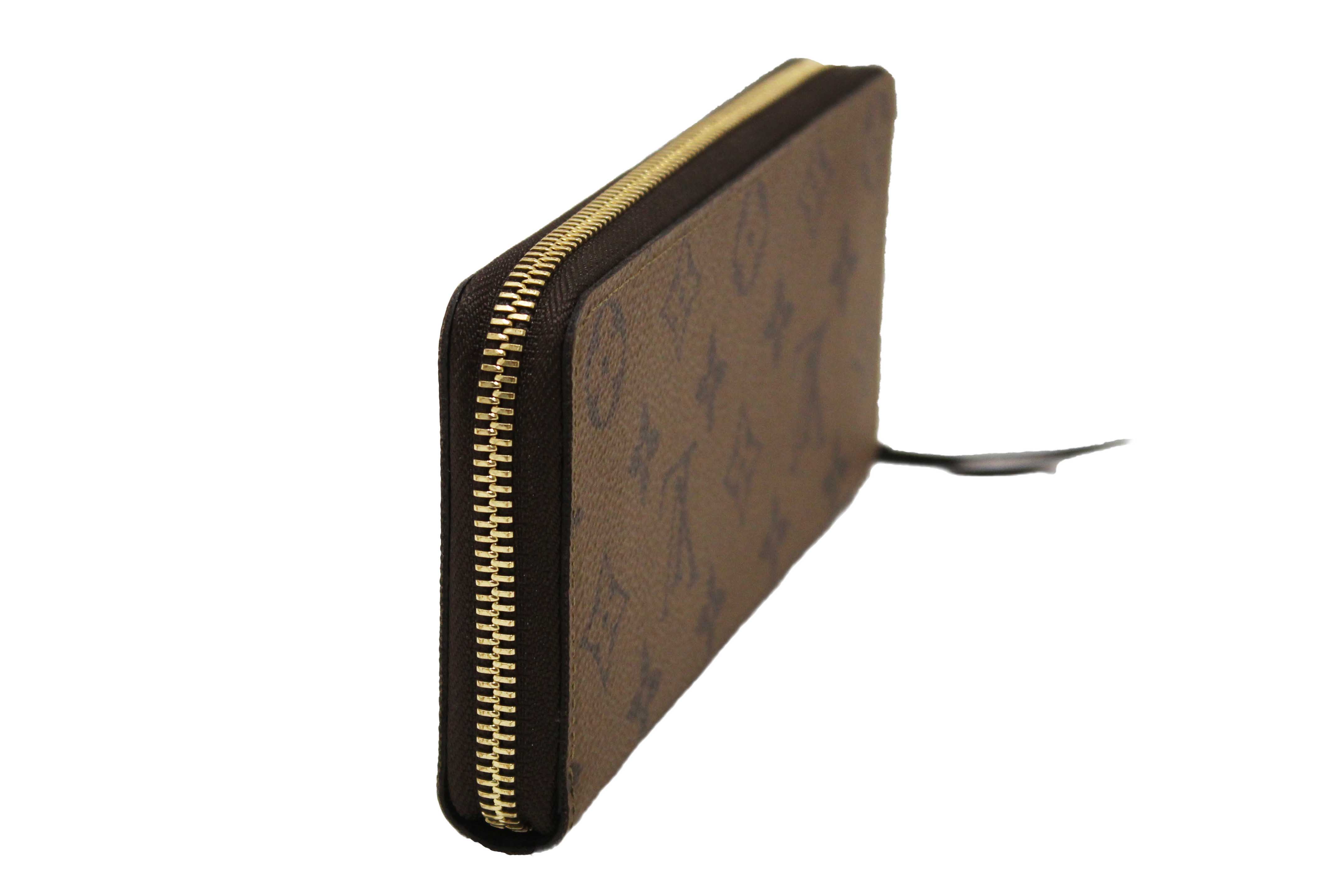 Authentic Louis Vuitton Monogram Reverse Canvas Clemence Wallet