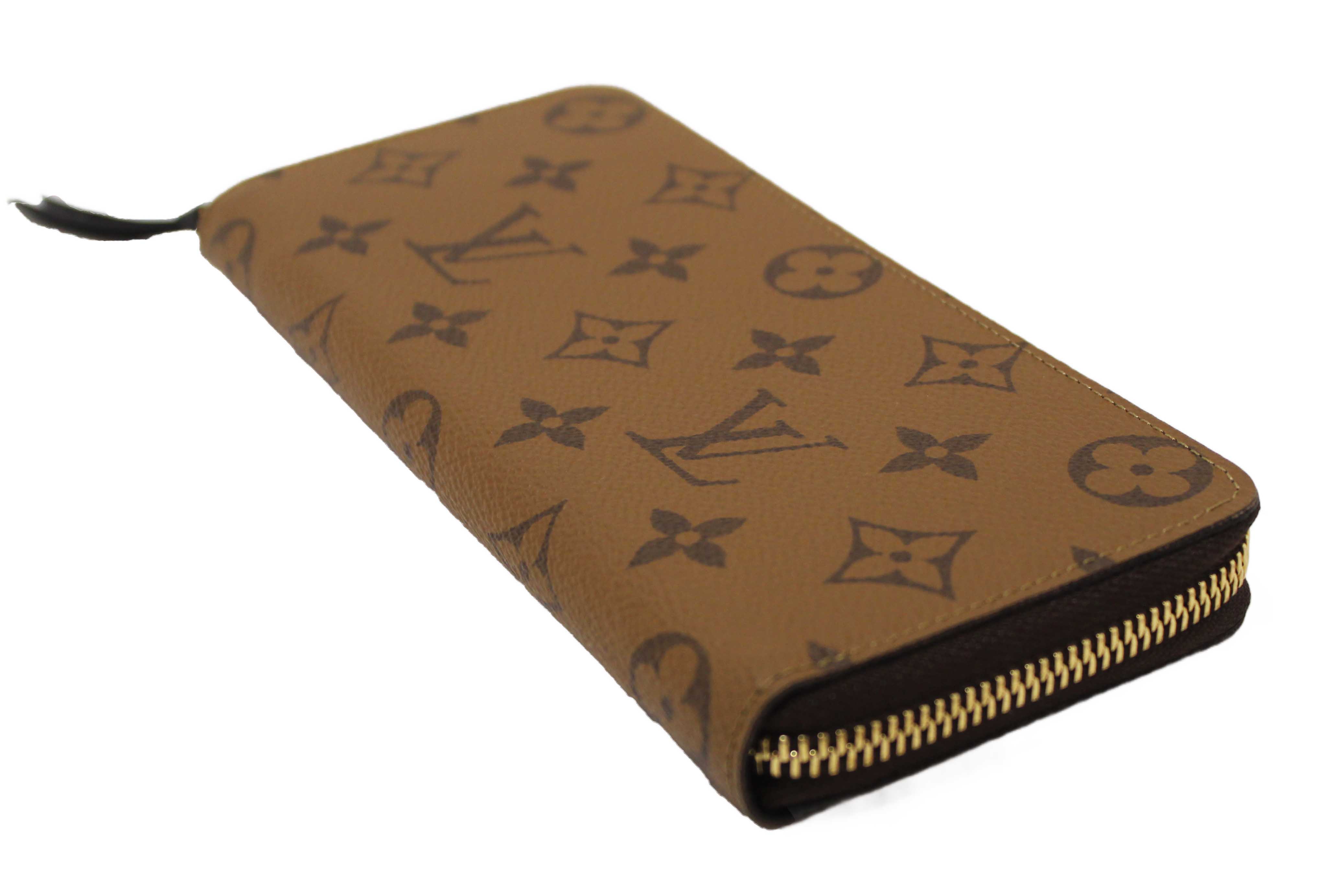 Authentic Louis Vuitton Monogram Reverse Canvas Clemence Wallet