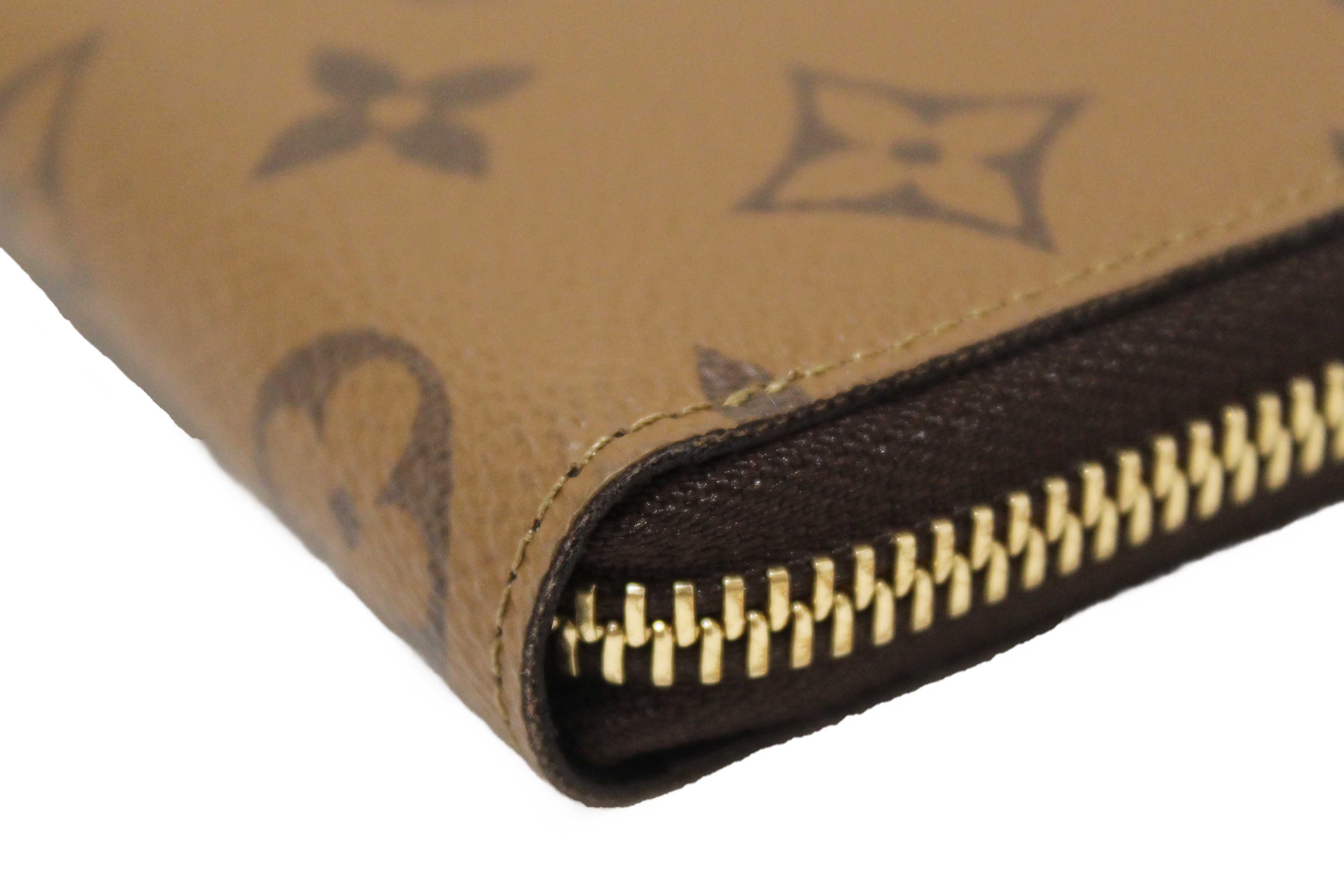 Authentic Louis Vuitton Monogram Reverse Canvas Clemence Wallet