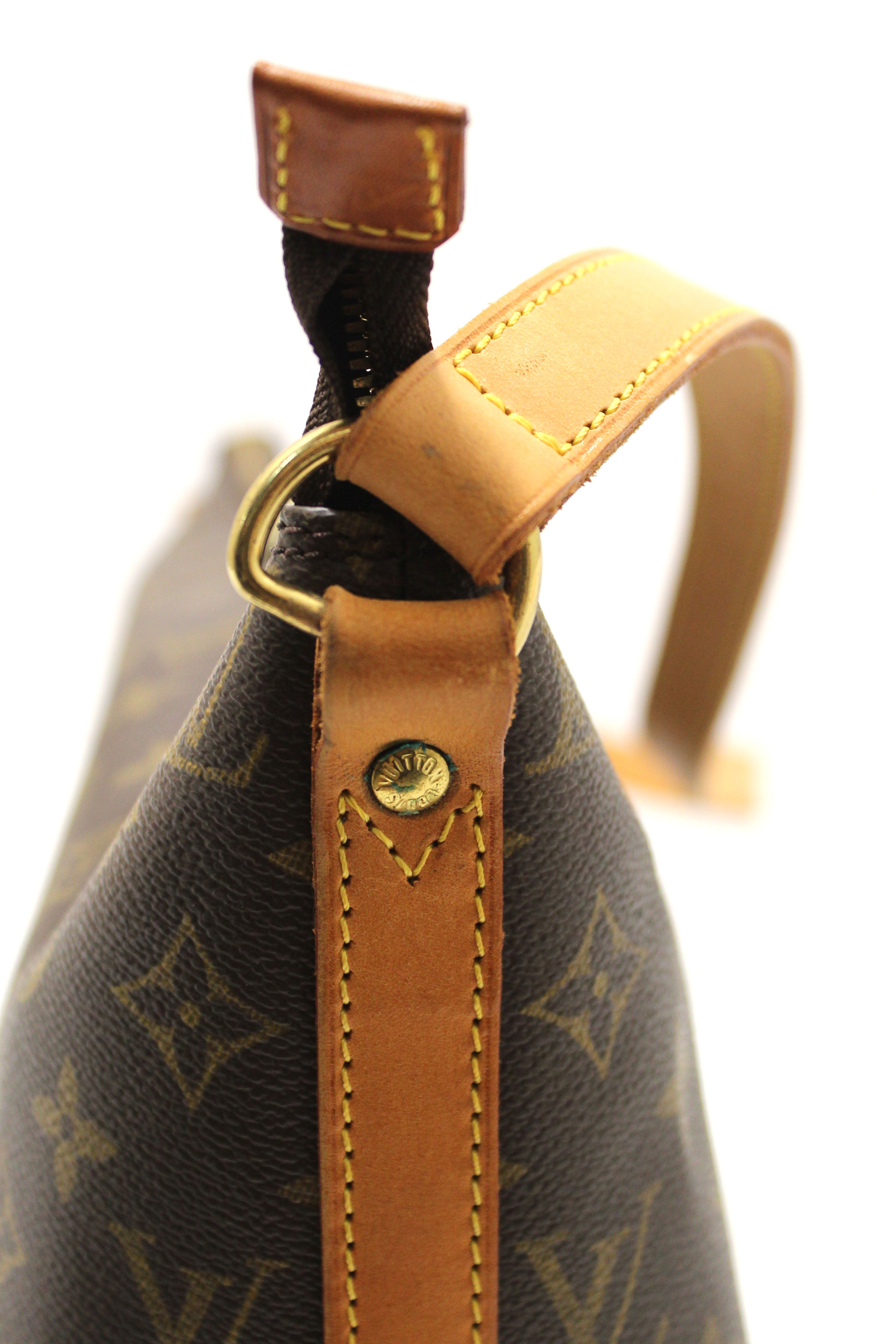 Authentic Louis Vuitton Limited Edition Classic Monogram Sharon Stone AMFAR Vanity Three Shoulder Bag