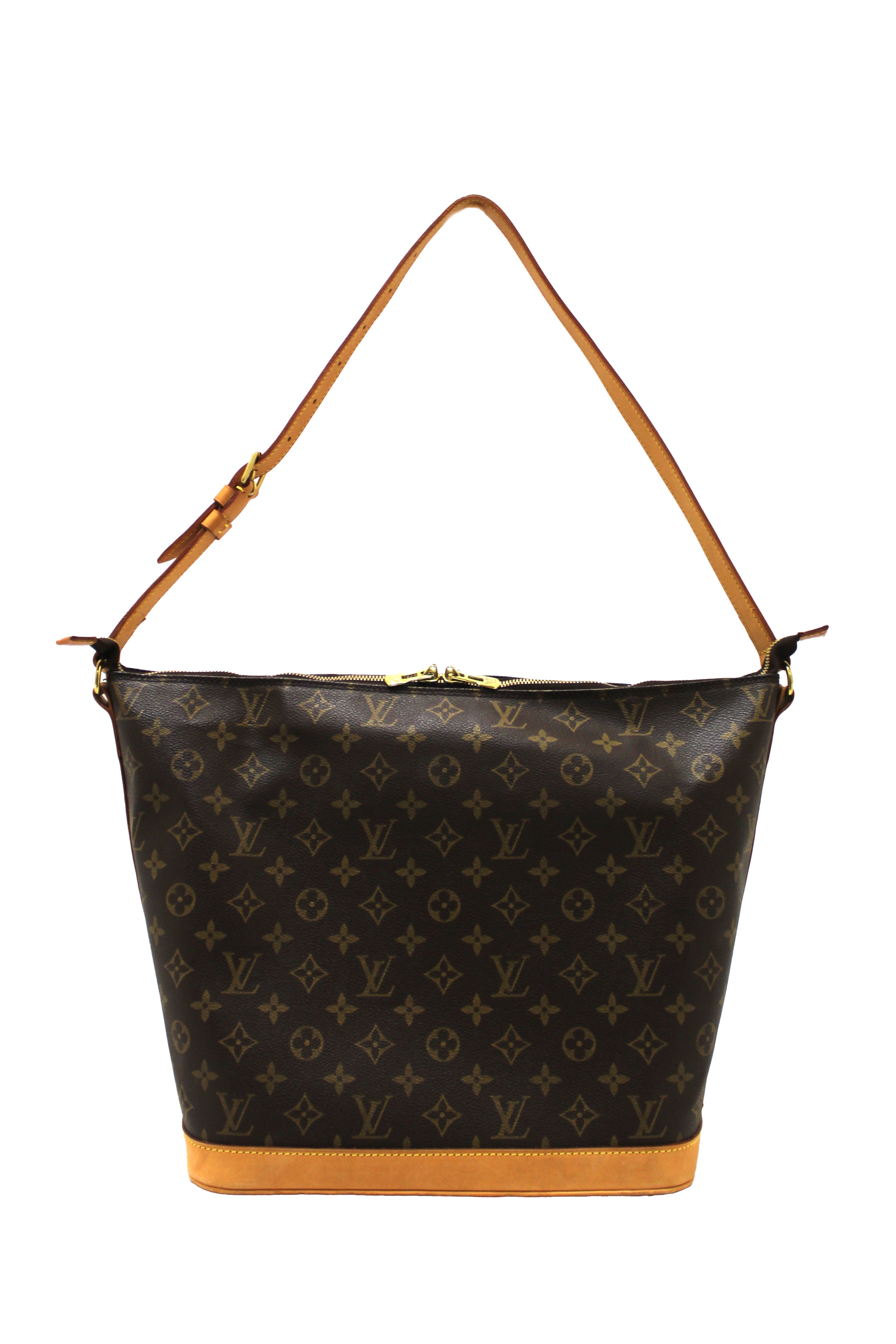 Authentic Louis Vuitton Limited Edition Classic Monogram Sharon Stone AMFAR Vanity Three Shoulder Bag