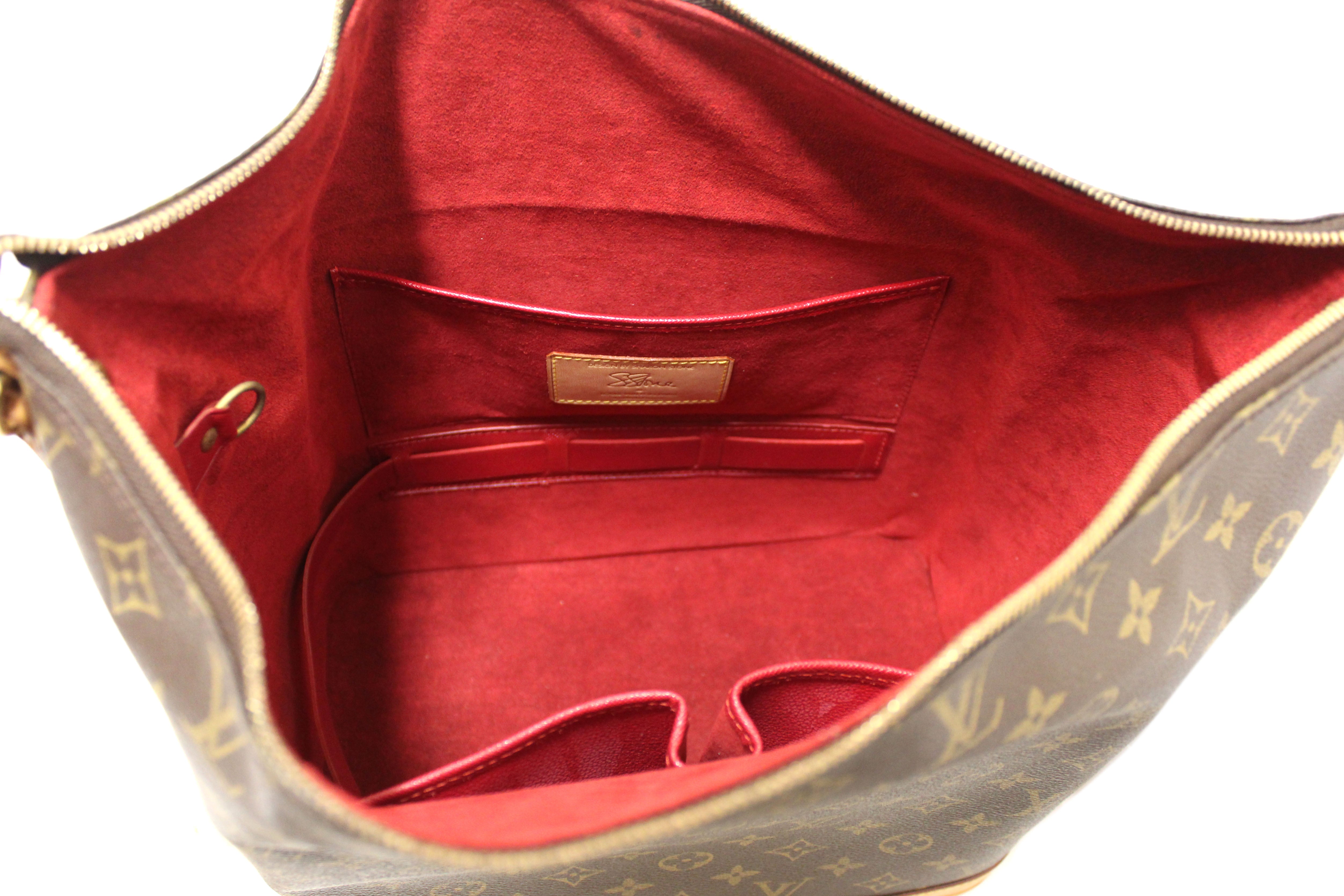 Authentic Louis Vuitton Limited Edition Classic Monogram Sharon Stone AMFAR Vanity Three Shoulder Bag