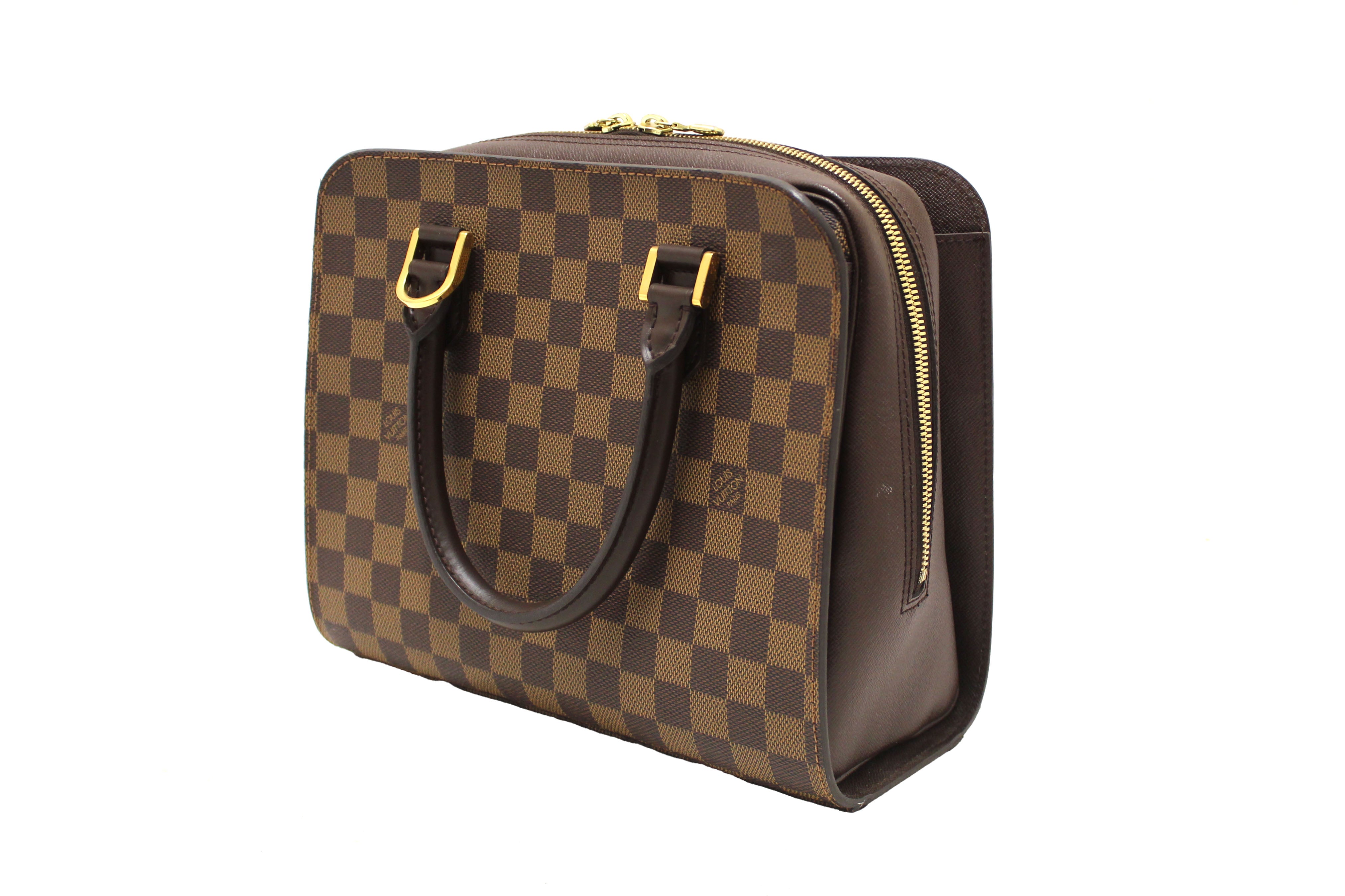 Authentic Louis Vuitton Damier Ebene Triana Handbag