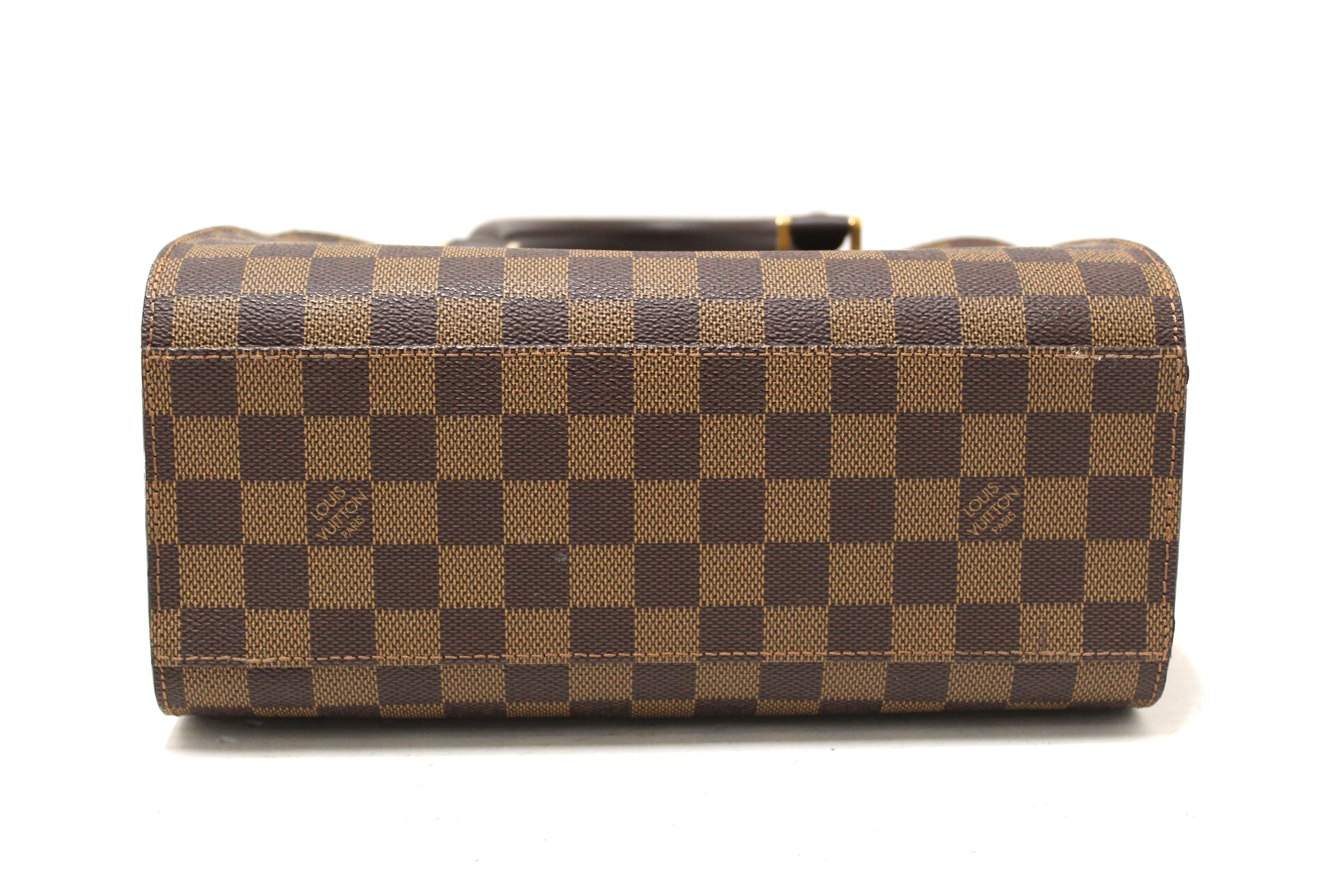Authentic Louis Vuitton Damier Ebene Triana Handbag