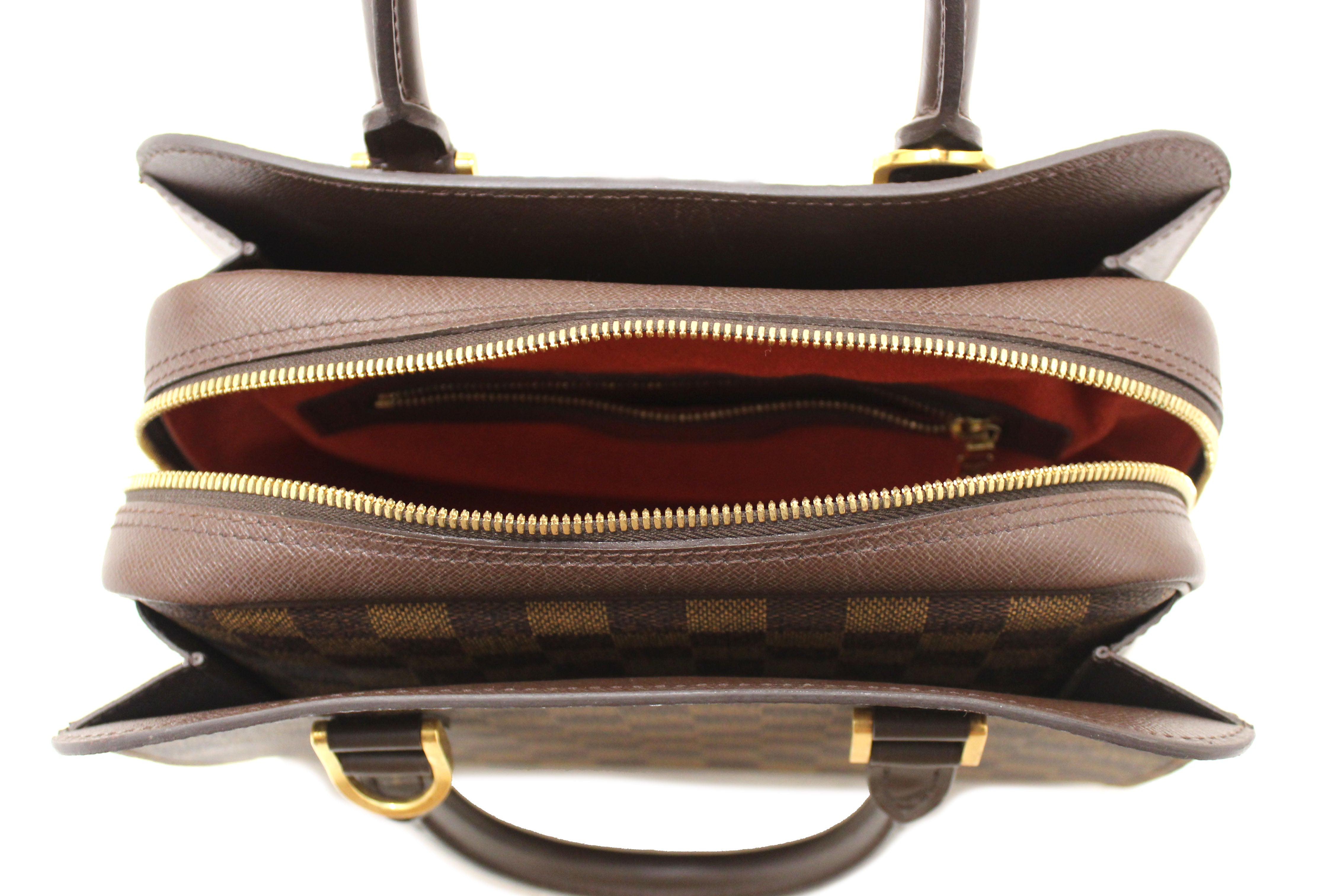 Authentic Louis Vuitton Damier Ebene Triana Handbag
