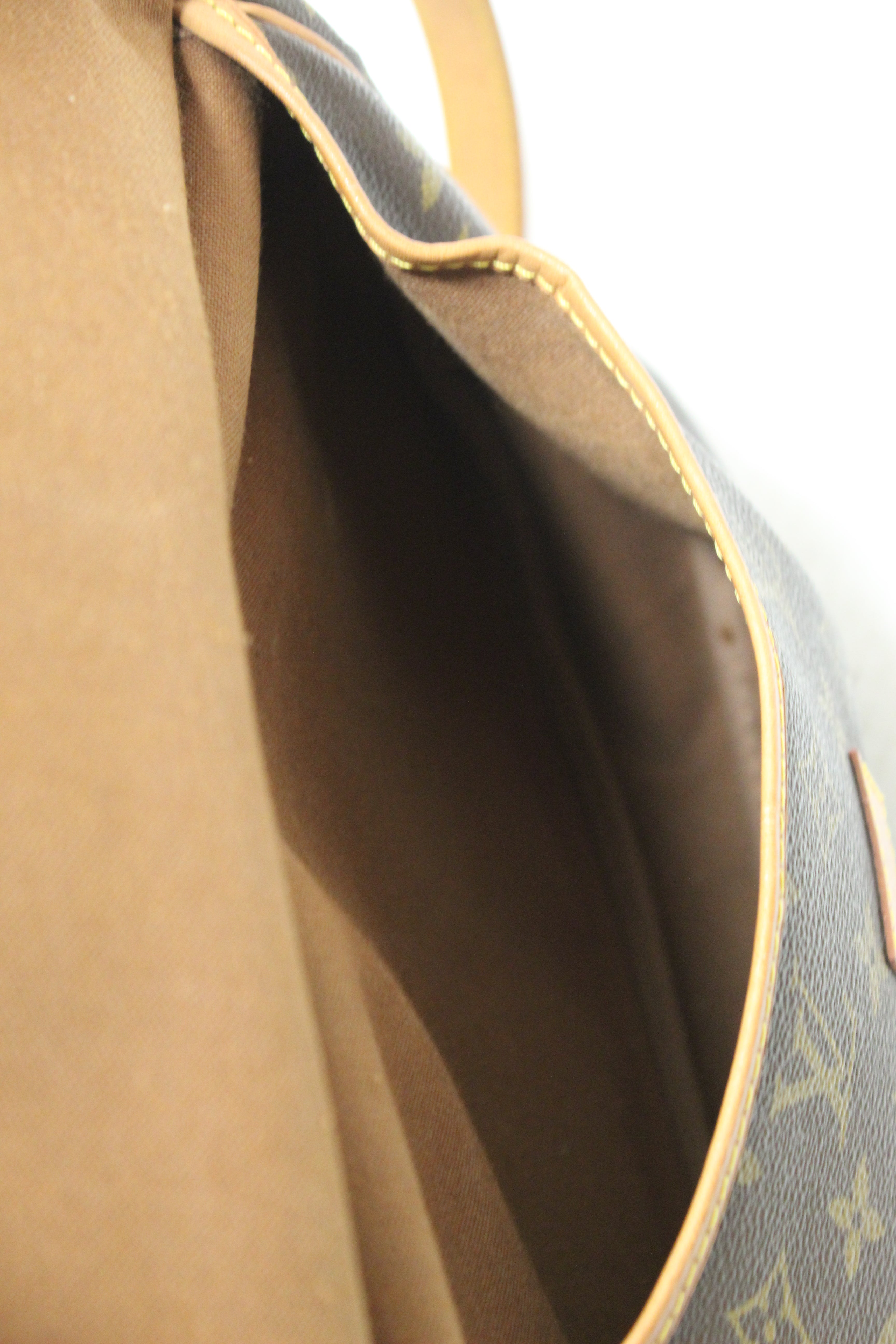 Authentic Louis Vuitton Classic Monogram Canvas Saumur 30 Messenger Bag