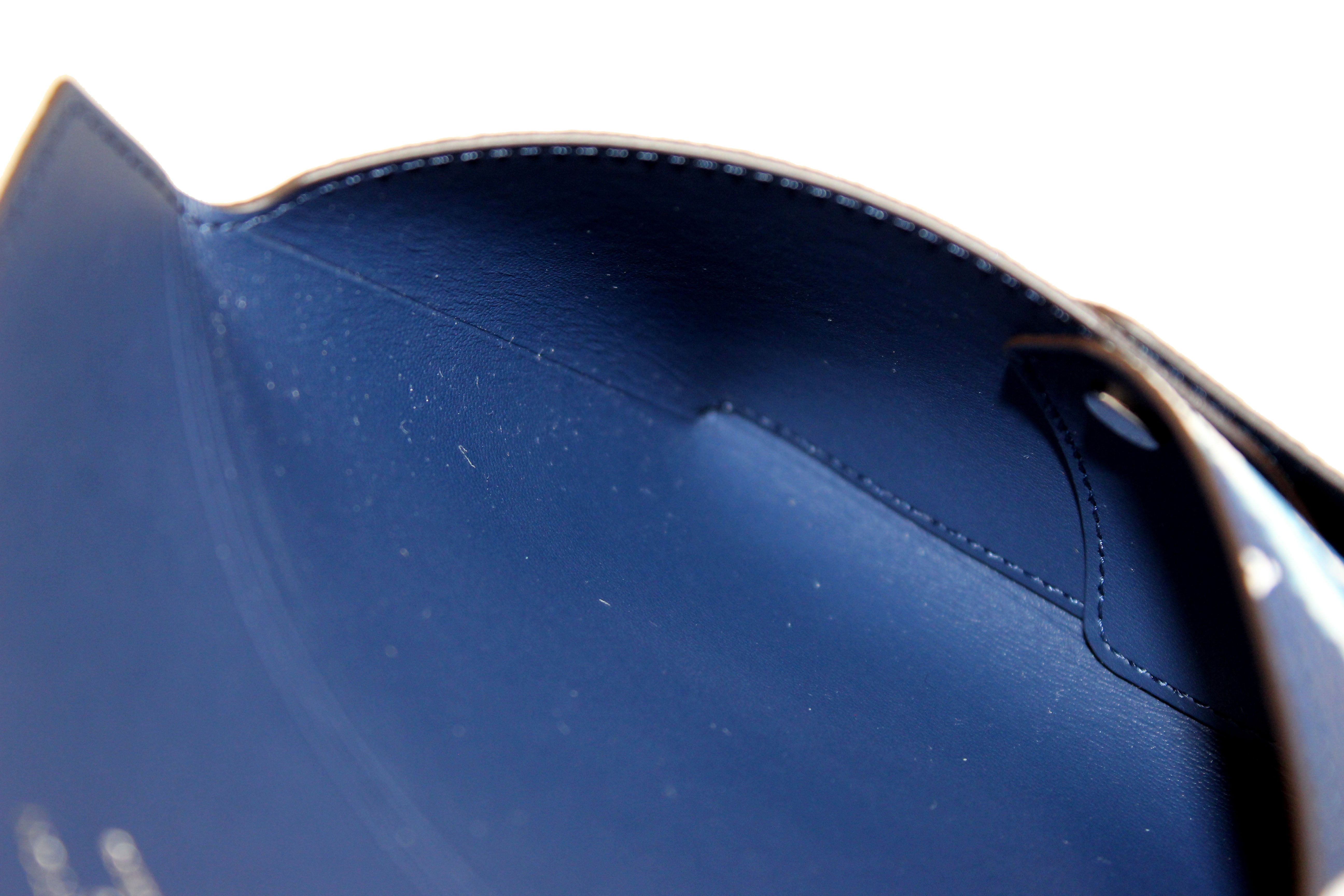 Louis VUITTON - Kirigami clutch - Medium model Navy blue Leather