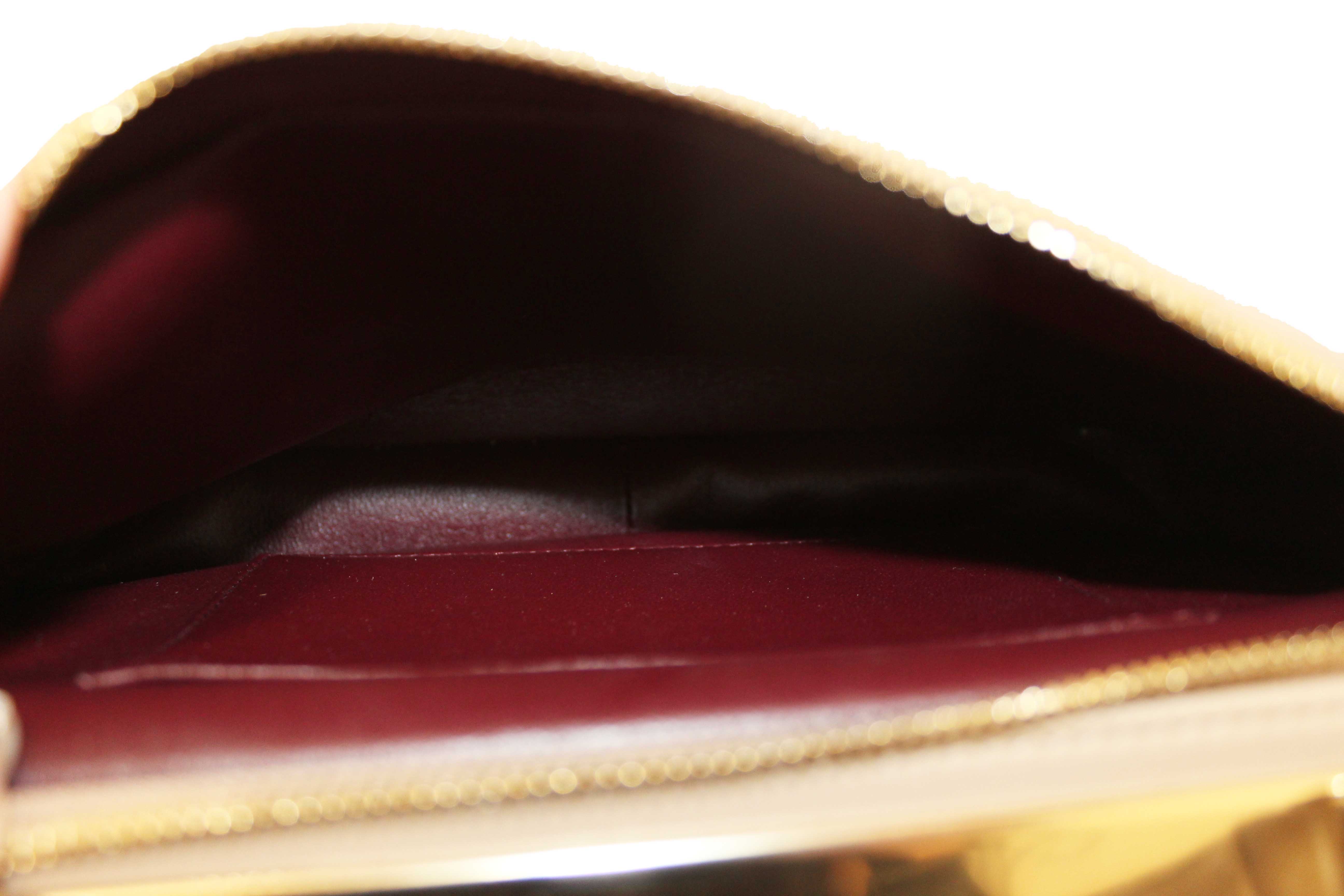 Authentic Chanel Beige Lambskin Quilted Medium Trendy CC Bowling Bag