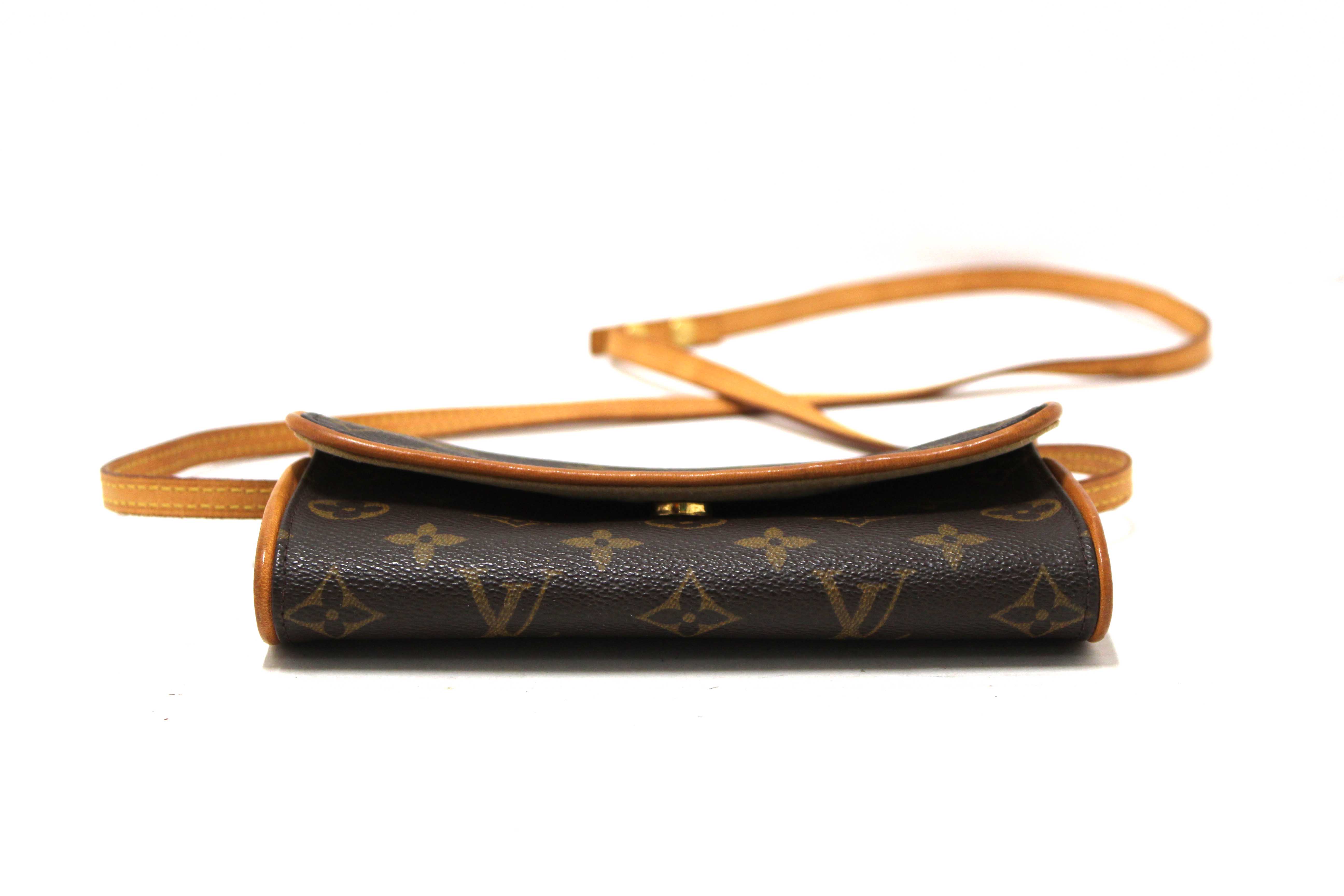 Authentic Louis Vuitton Classic Monogram Pochette Twin GM Bag