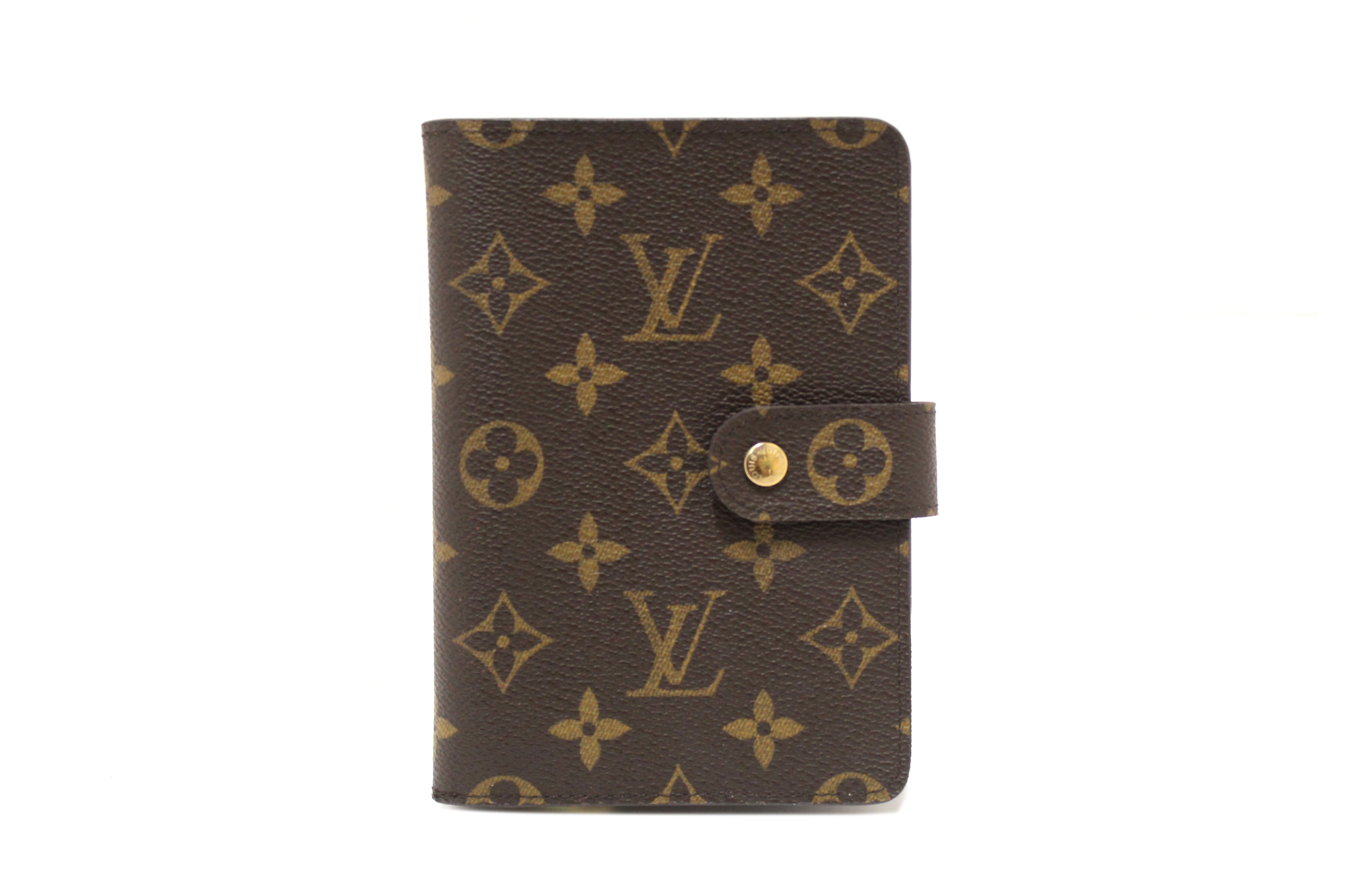 Authentic Louis Vuitton Monogram Vintage Porte Papier Zipper Wallet