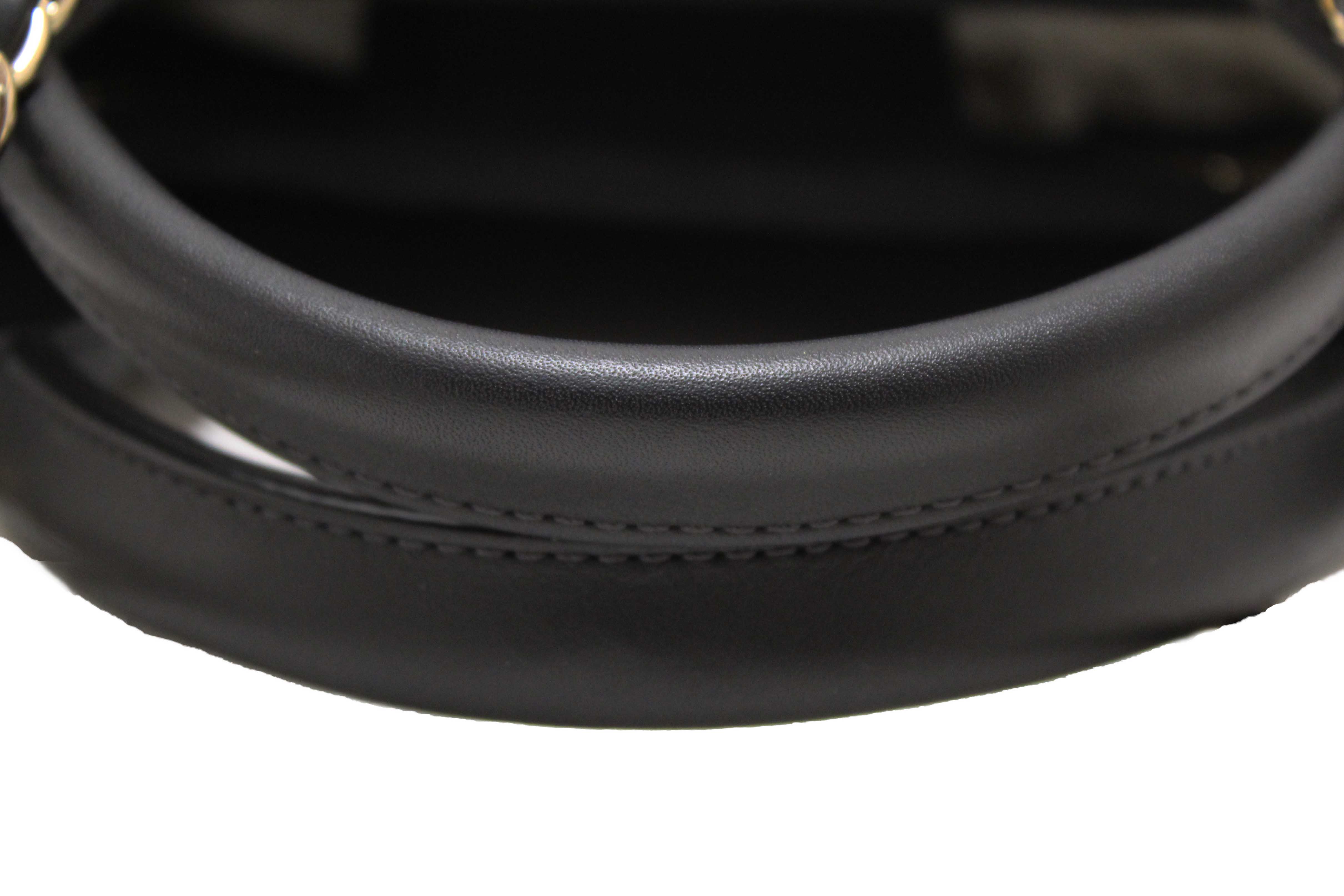 Authentic NEW Chanel Black Mixed Fibers Small Deauville Shopper Tote Bag