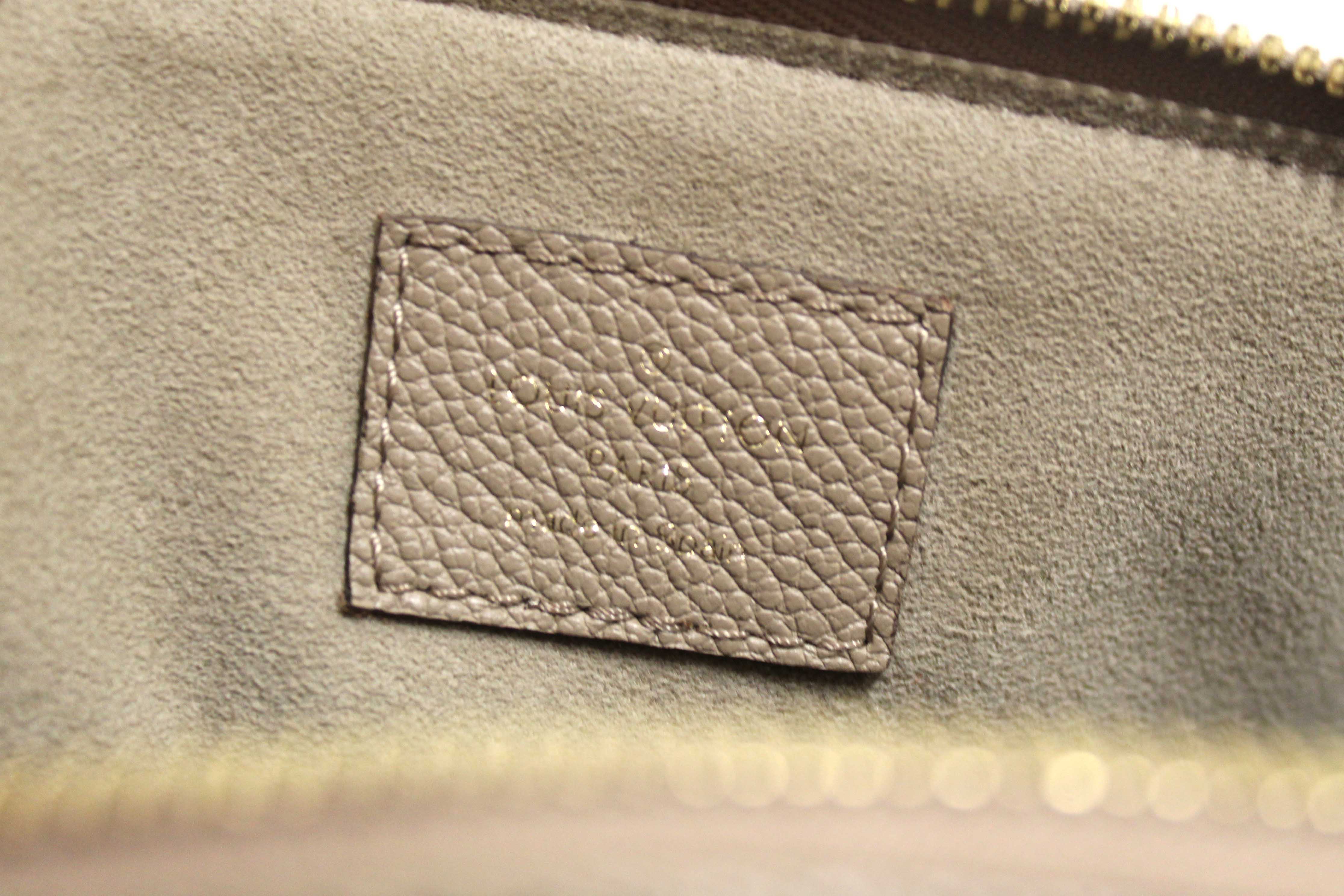 Authentic Louis Vuitton Turtledove Empreinte Leather Speedy 25 Bandouliere Crossbody Bag