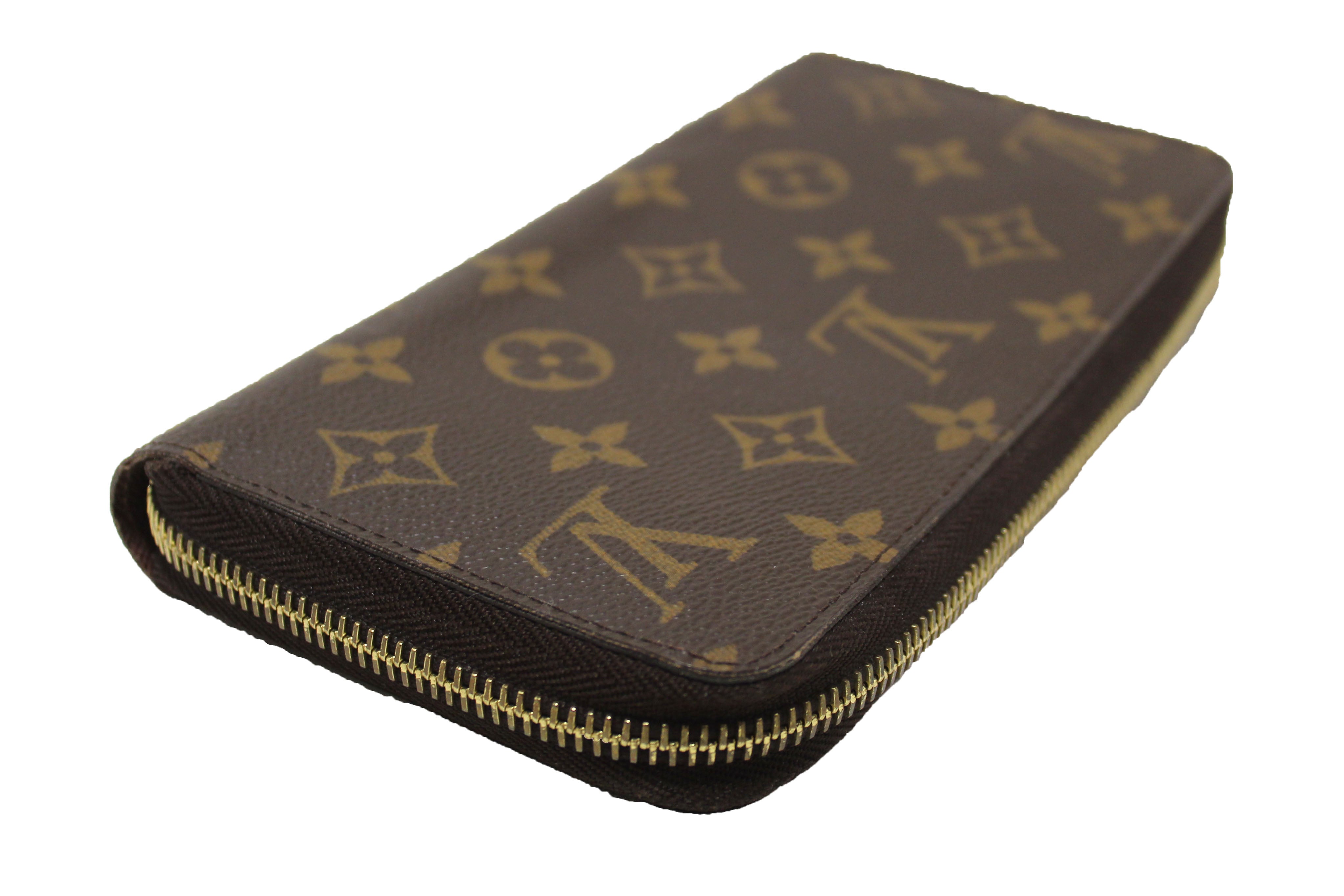Louis Vuitton Zippy Wallet Vertical Monogram Macassar Brown/Black in  Canvas/Leather with Silver-tone - US