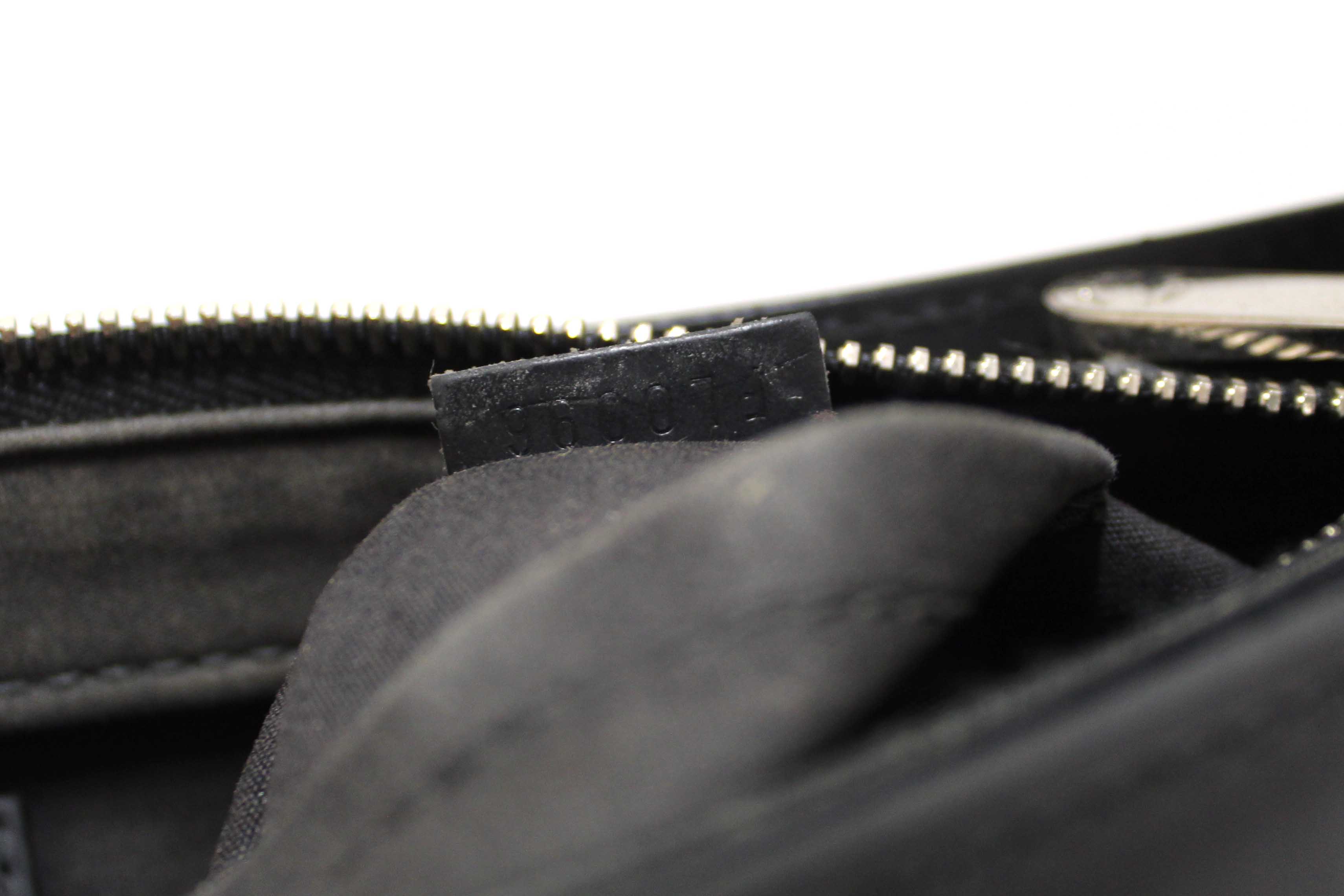 Authentic Louis Vuitton Black Epi Leather Turenne GM Shoulder Bag