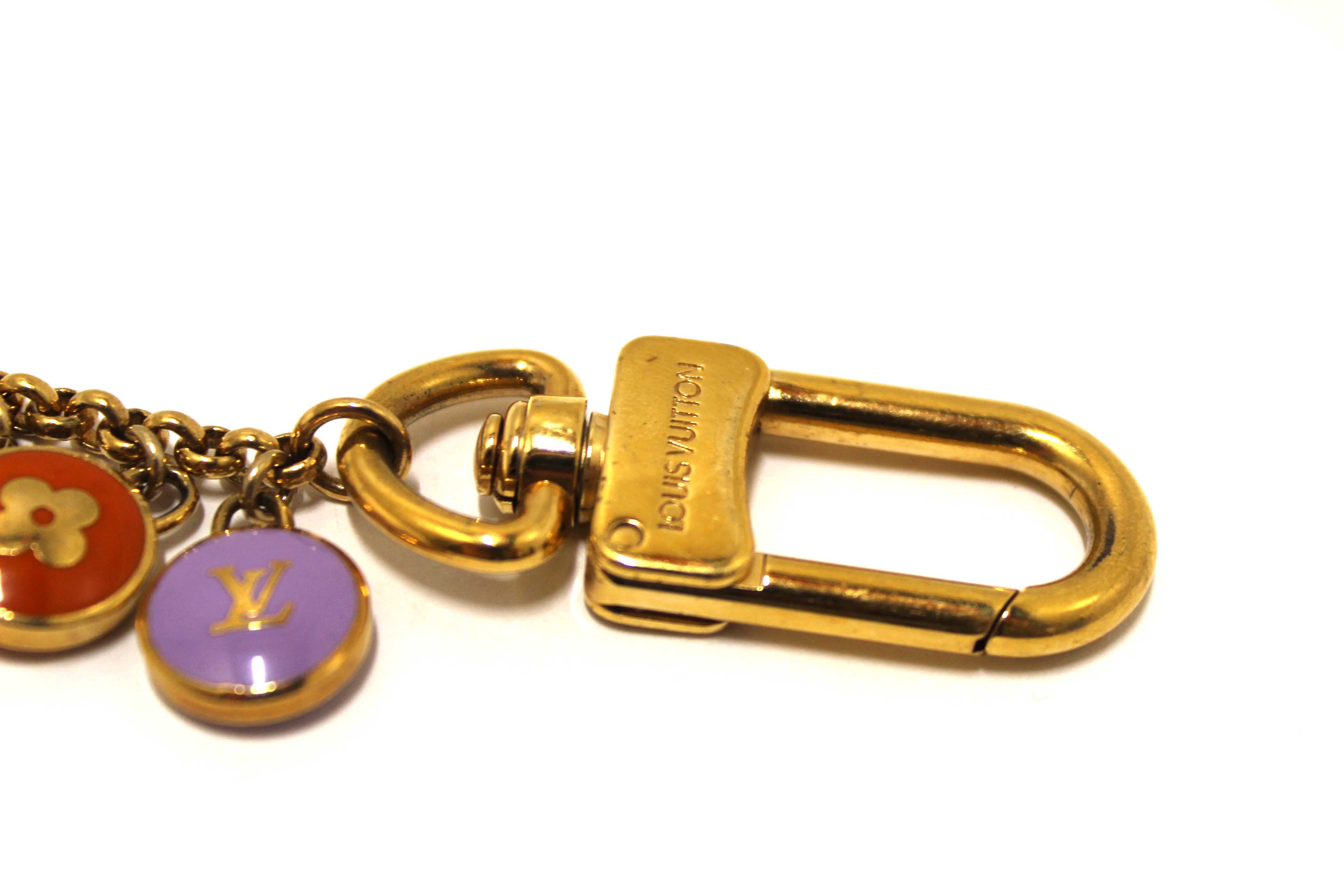 Authentic Louis Vuitton Multicolor Pastilles Bag Charm and Key Holder