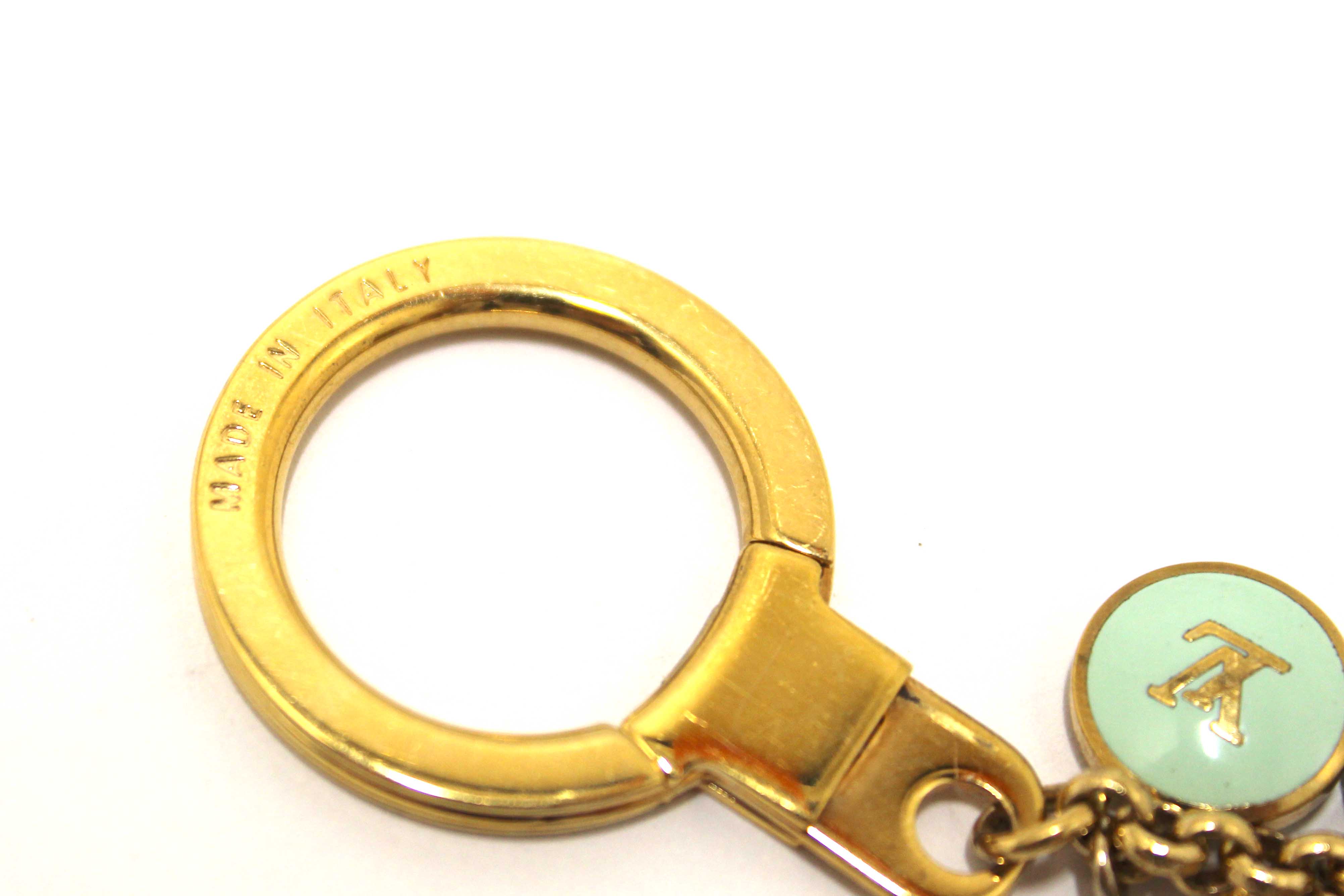 Authentic Louis Vuitton Multicolor Pastilles Bag Charm and Key Holder