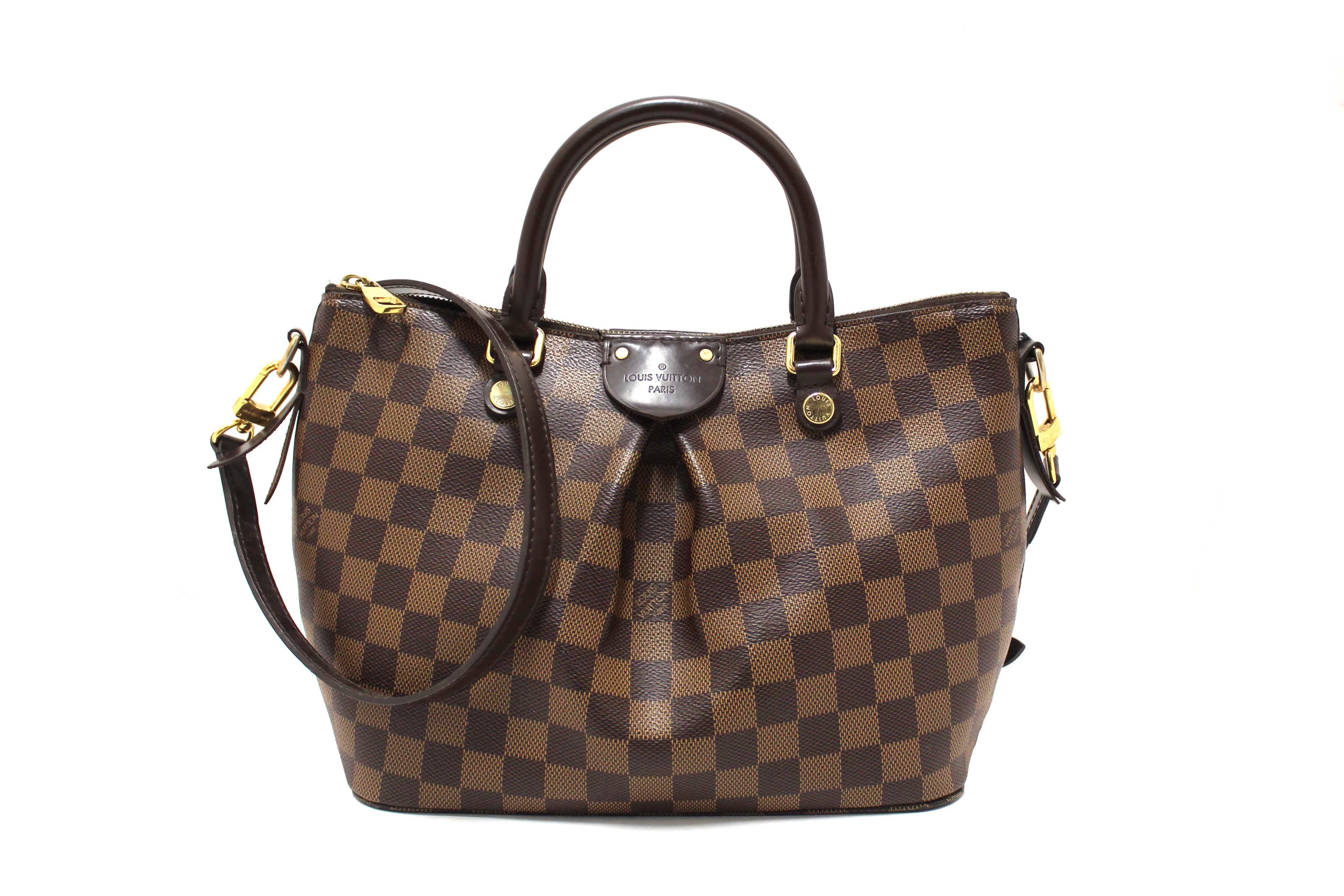 Authentic Louis Vuitton Damier Siena PM Shoulder Messenger Bag