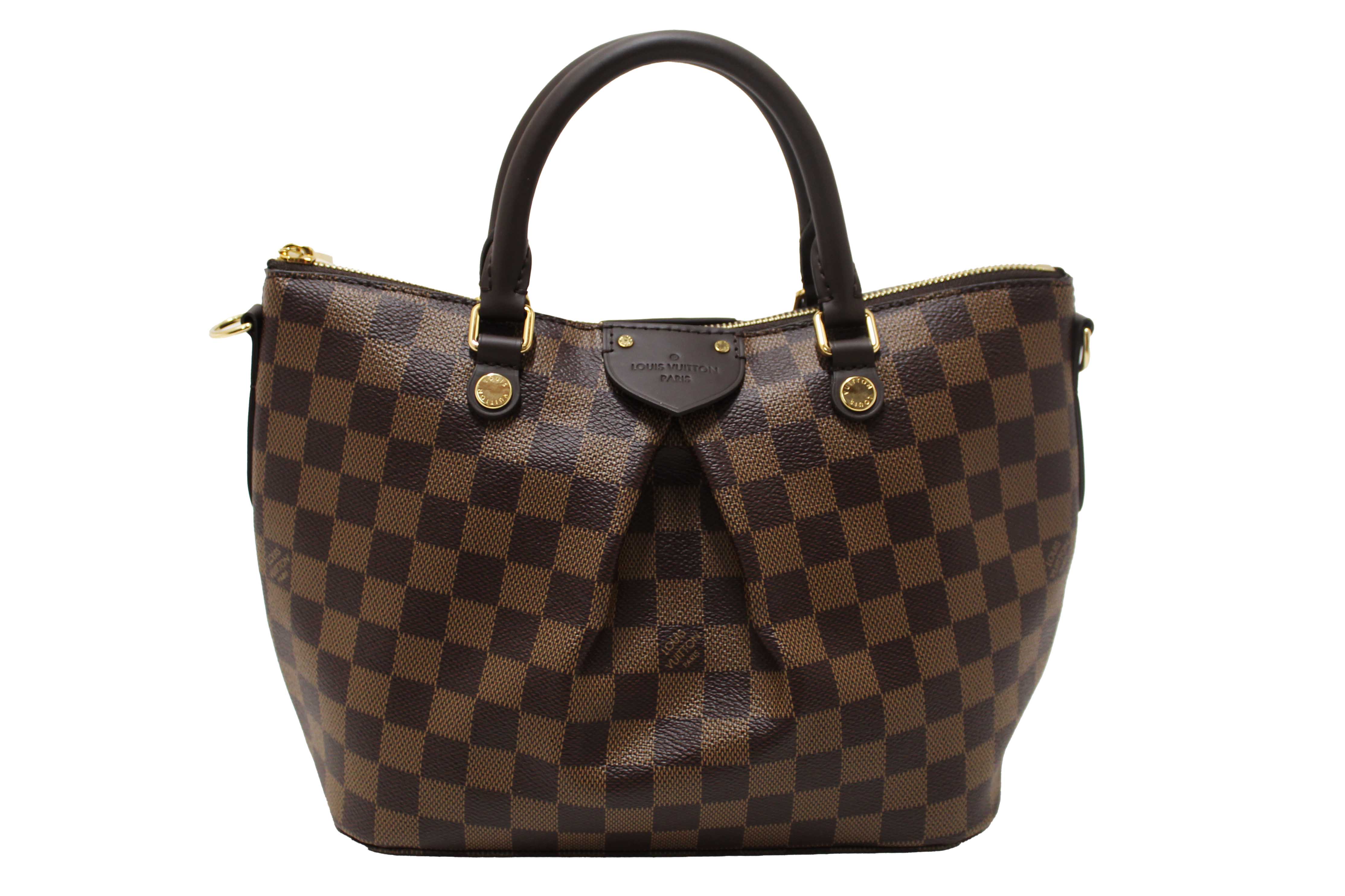 Authentic Louis Vuitton Damier Siena PM Shoulder Messenger Bag