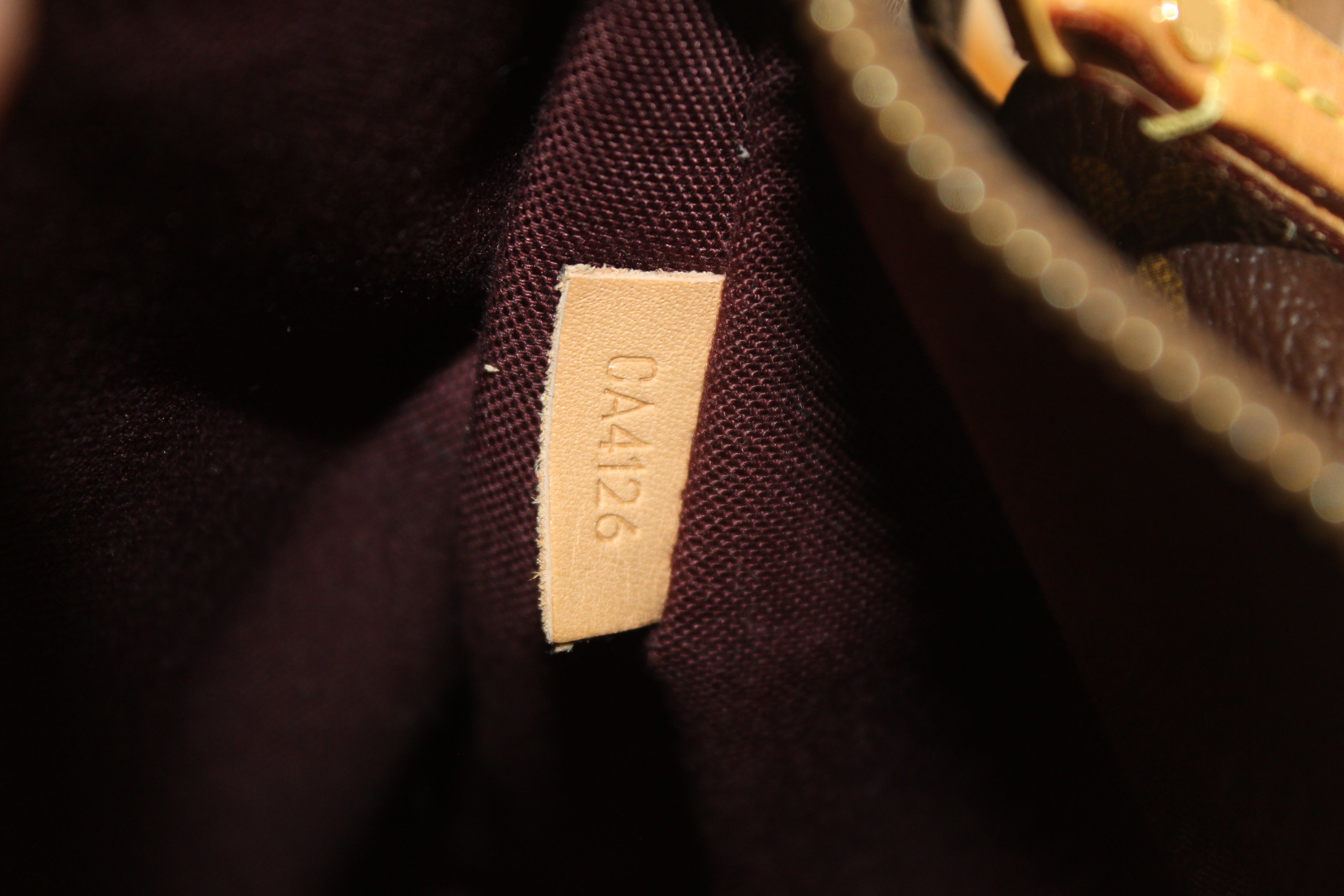 Authentic Louis Vuitton Classic Monogram Mabillon Messenger Bag