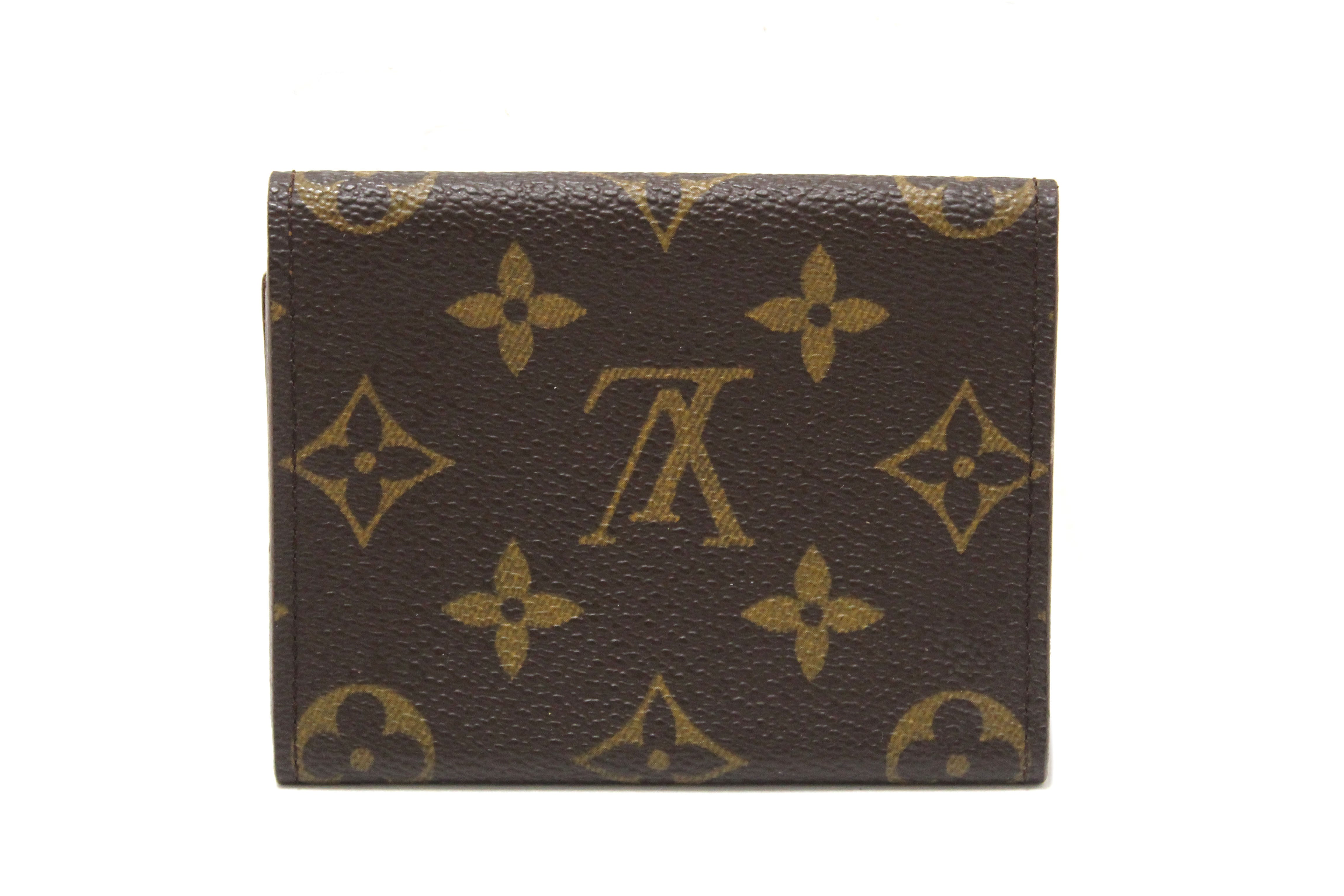 Authentic Louis Vuitton Classic Monogram Envelope Card Holder