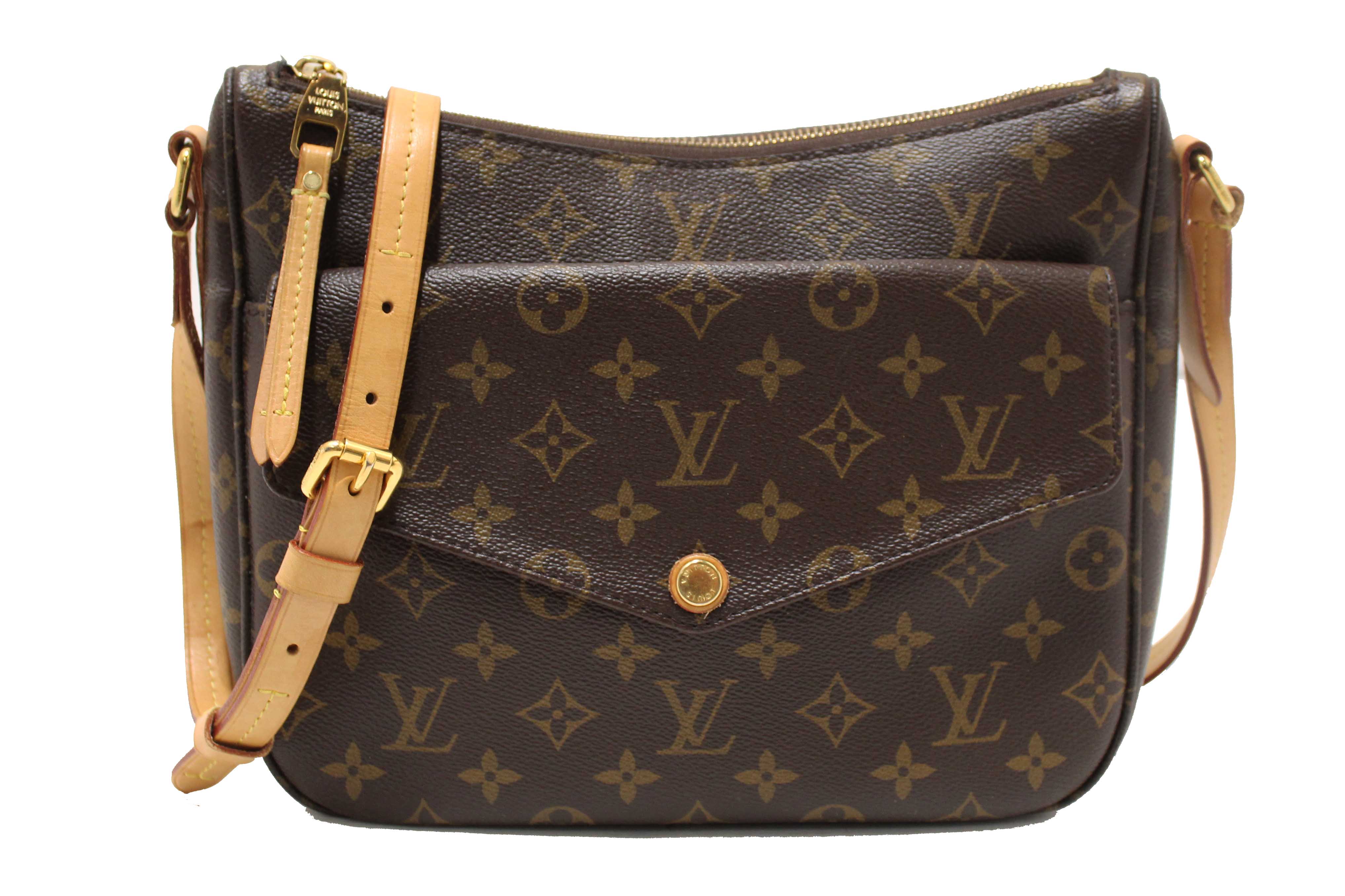 Authentic Louis Vuitton Classic Monogram Mabillon Messenger Bag