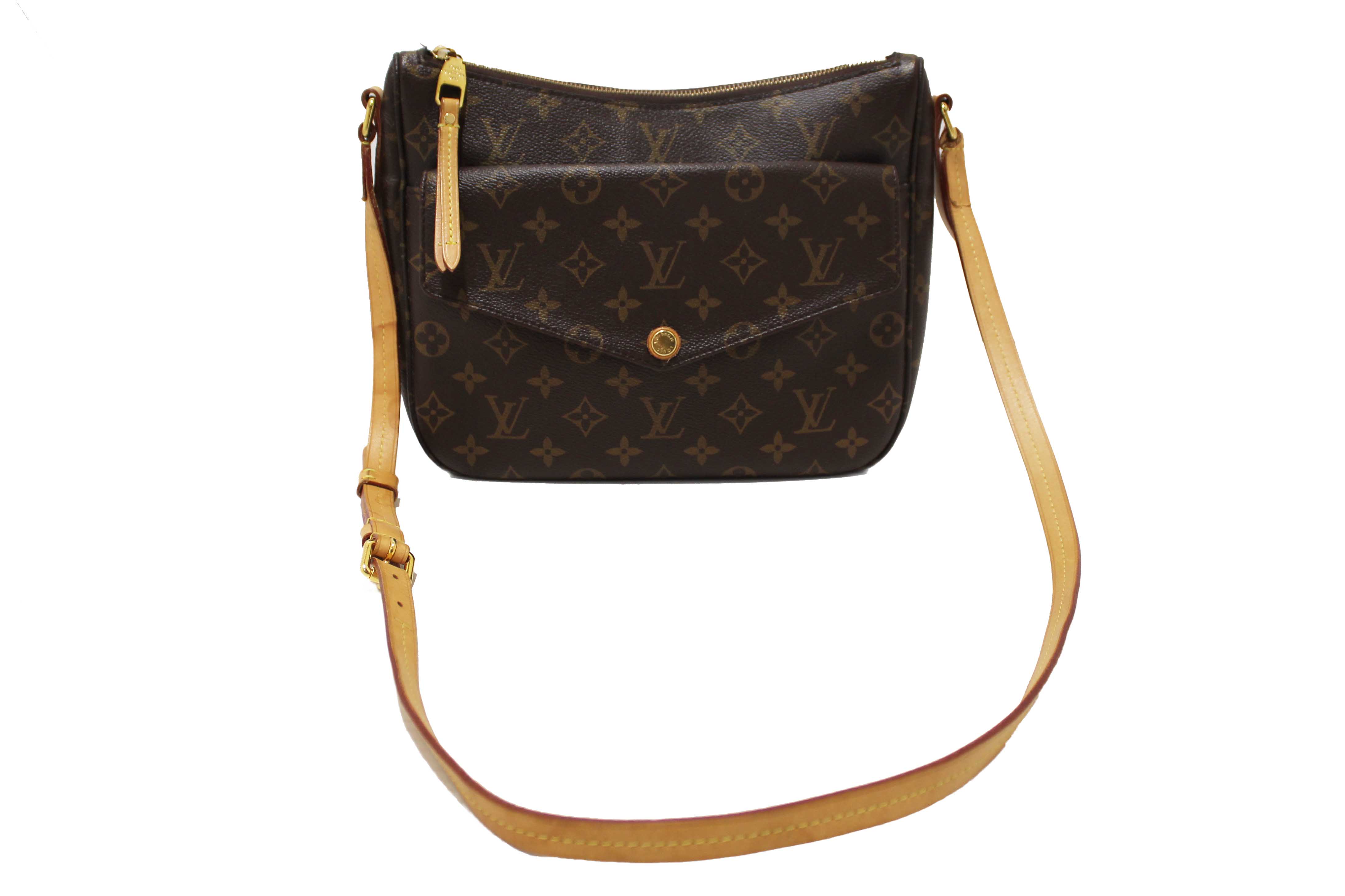 Authentic Louis Vuitton Classic Monogram Mabillon Messenger Bag