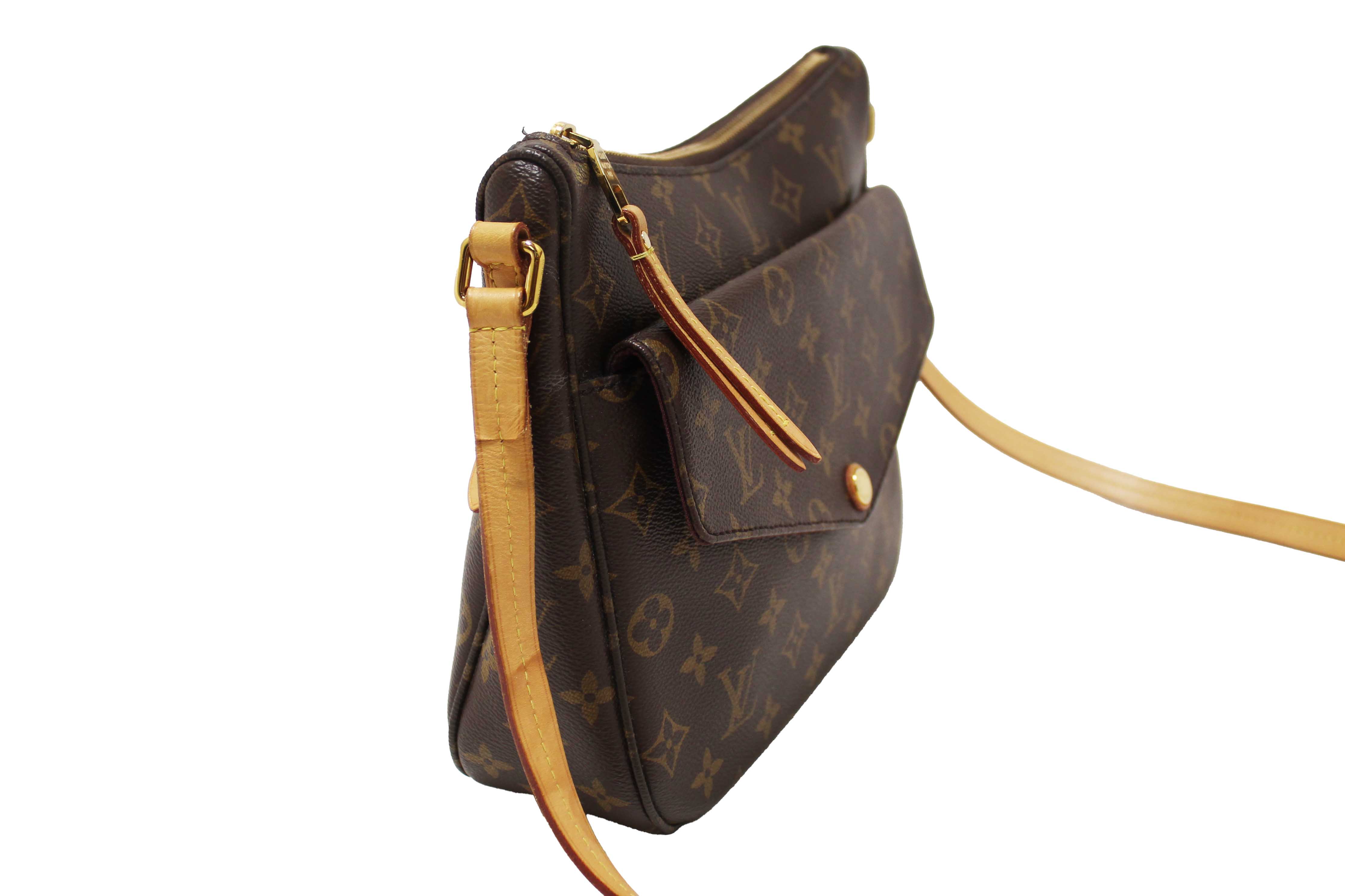 Authentic Louis Vuitton Classic Monogram Mabillon Messenger Bag