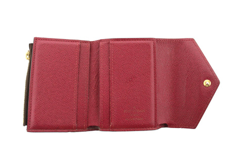 Authentic Louis Vuitton Classic Monogram Fuchsia Victorine Wallet