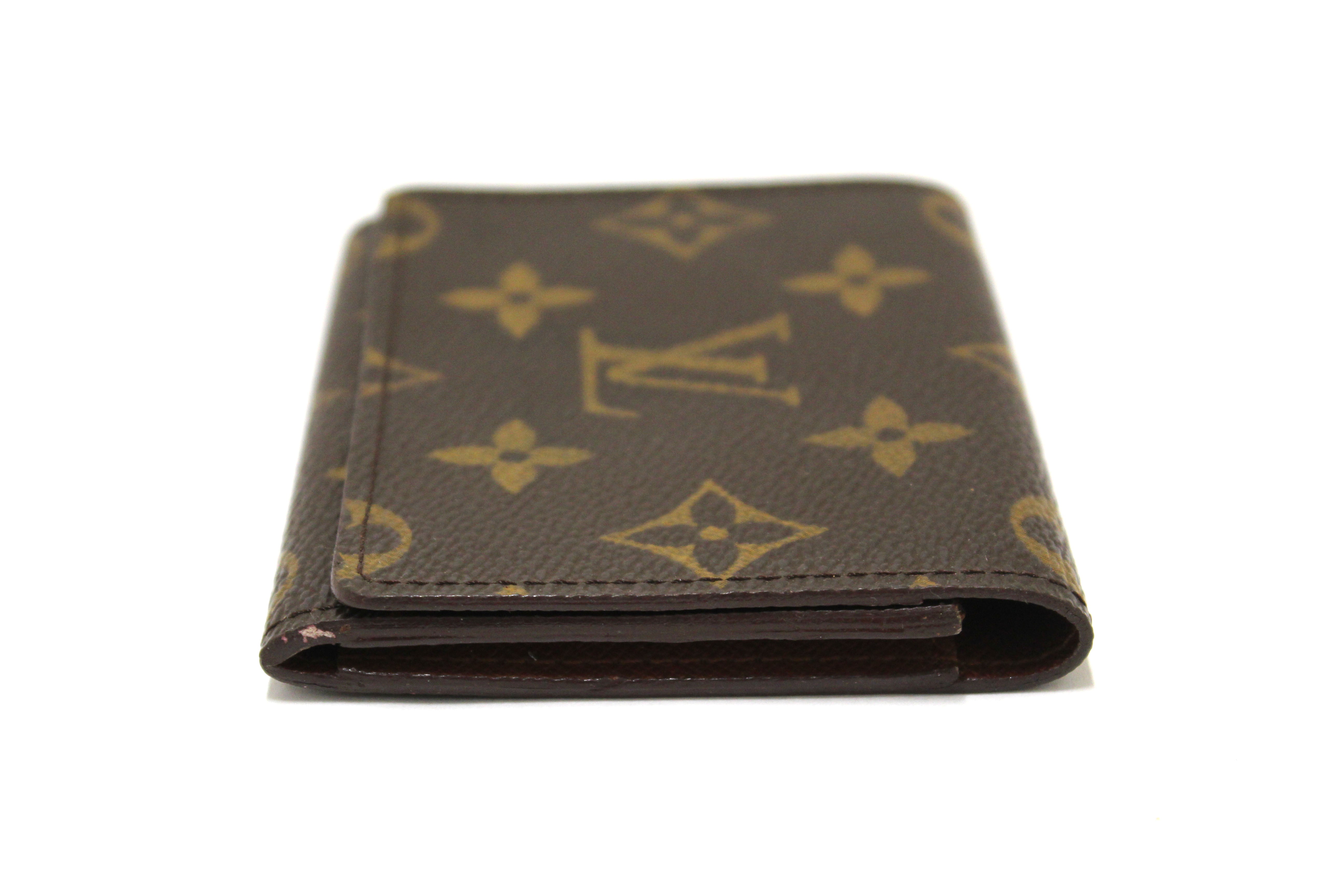 Authentic Louis Vuitton Classic Monogram Envelope Card Holder