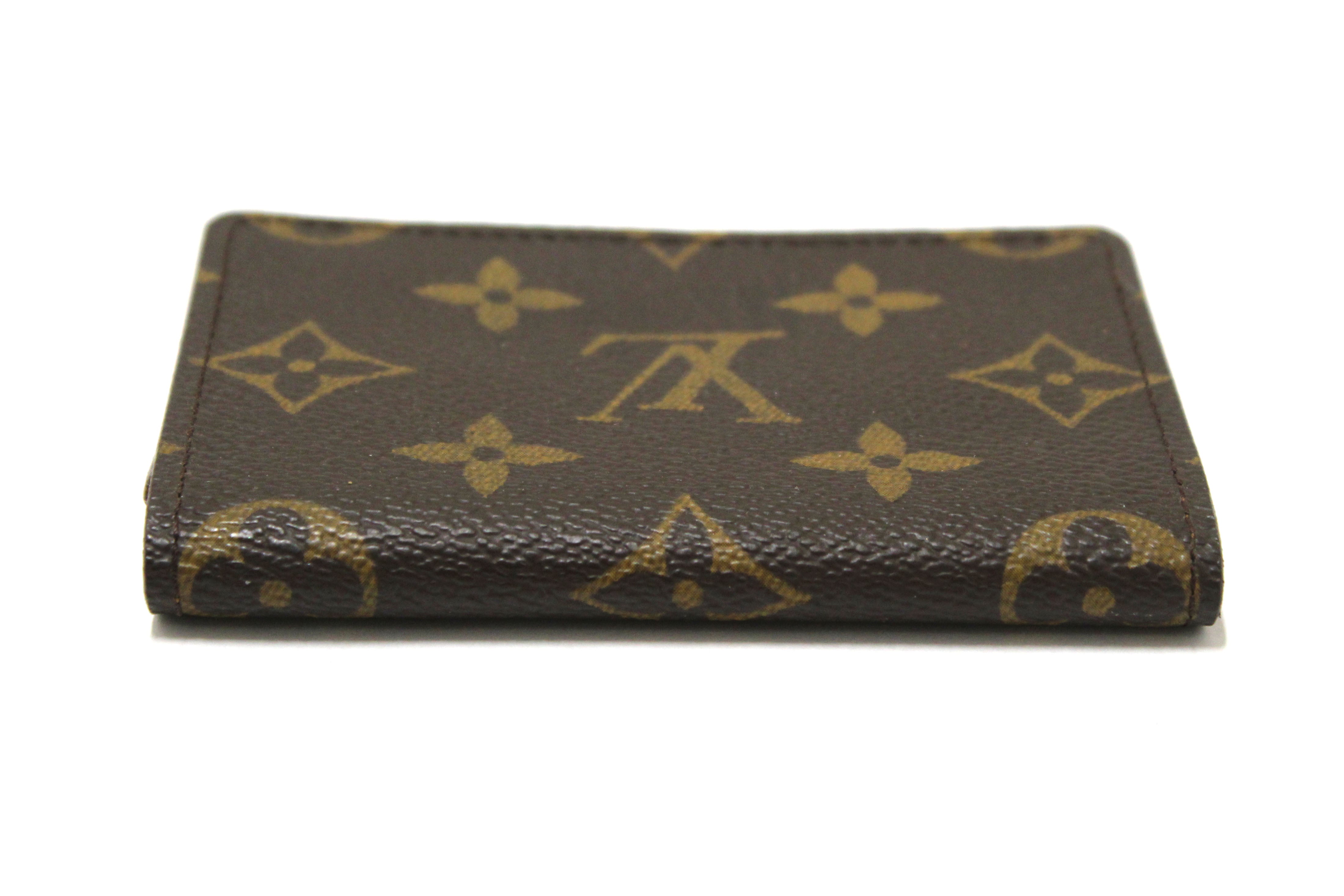 Authentic Louis Vuitton Classic Monogram Envelope Card Holder