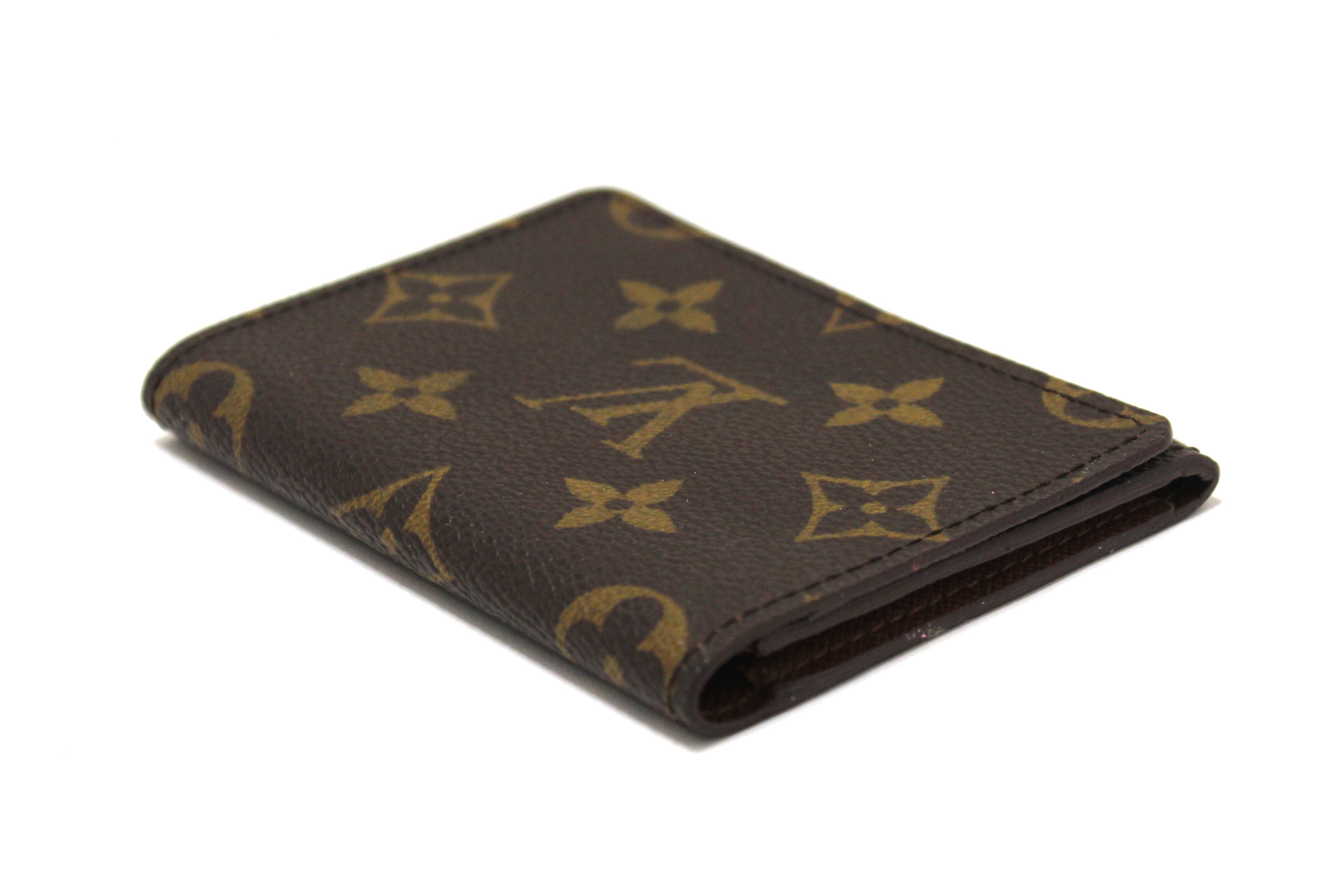 Authentic Louis Vuitton Classic Monogram Envelope Card Holder