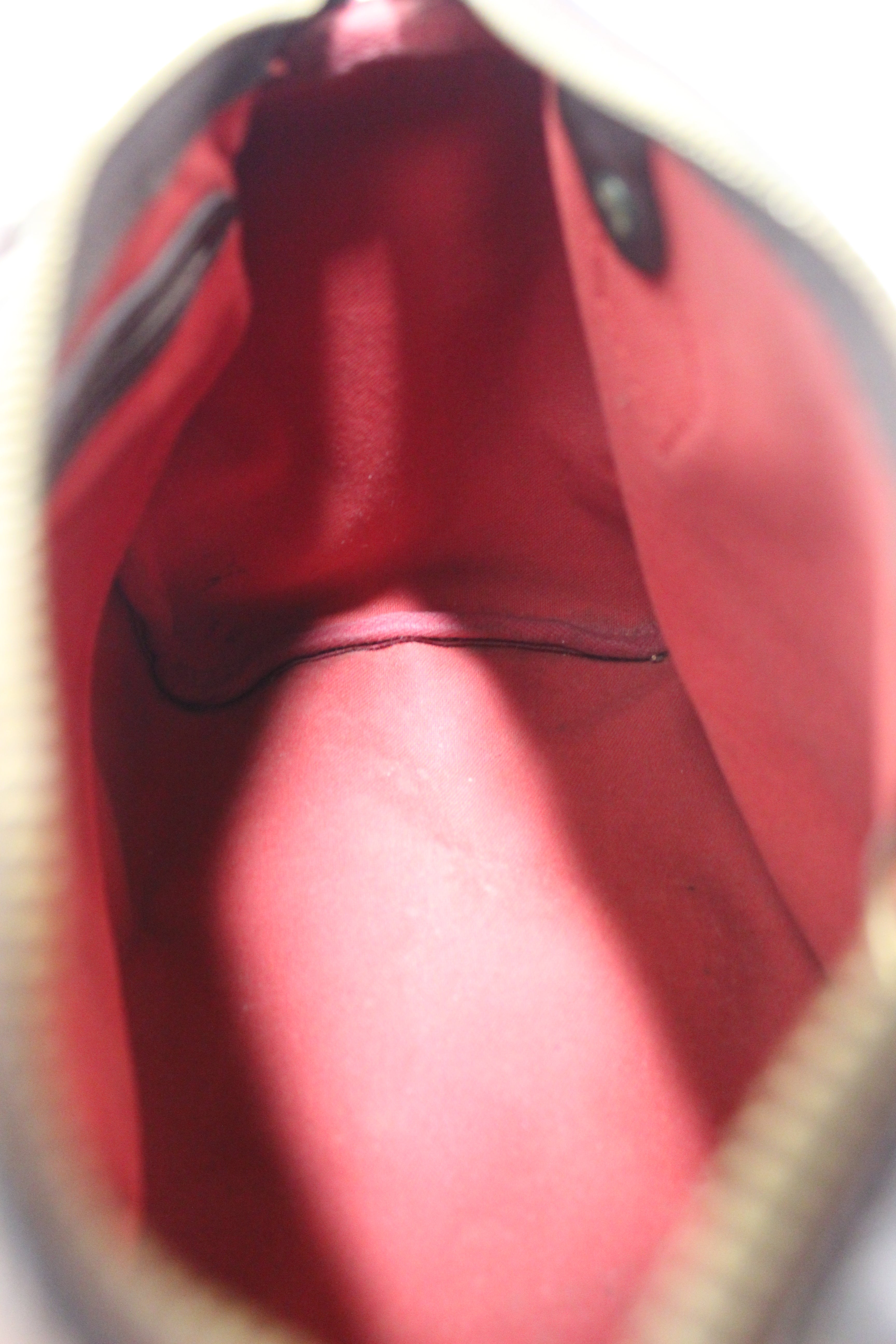 Authentic Louis Vuitton Damier Ebene Speedy 25 Hand Bag