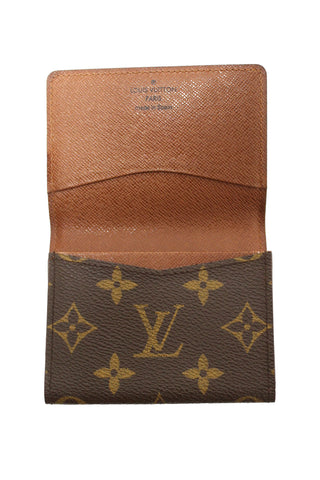Authentic Louis Vuitton Classic Monogram Envelope Card Holder