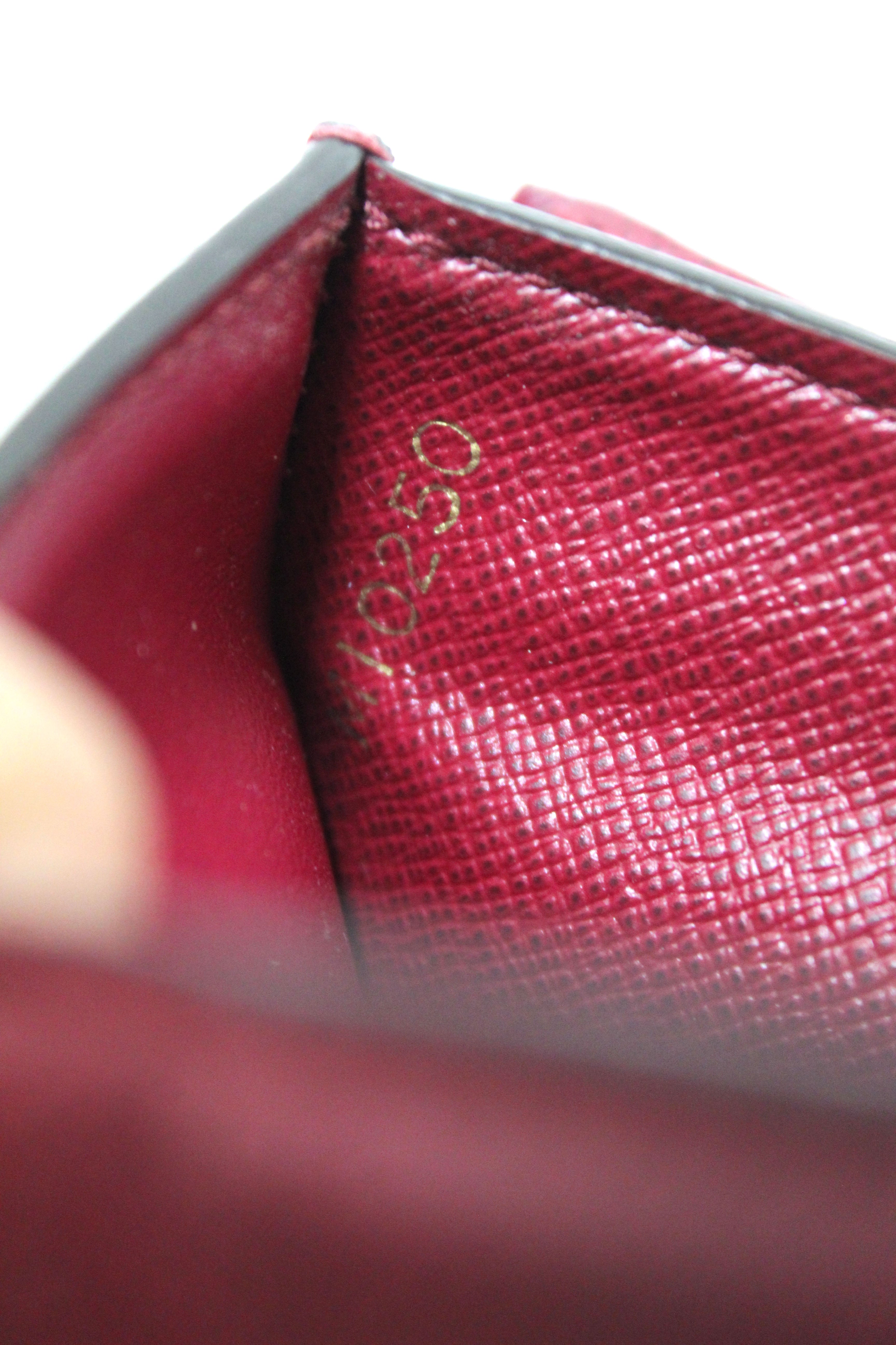 Authentic Louis Vuitton Classic Monogram Fuchsia Victorine Wallet