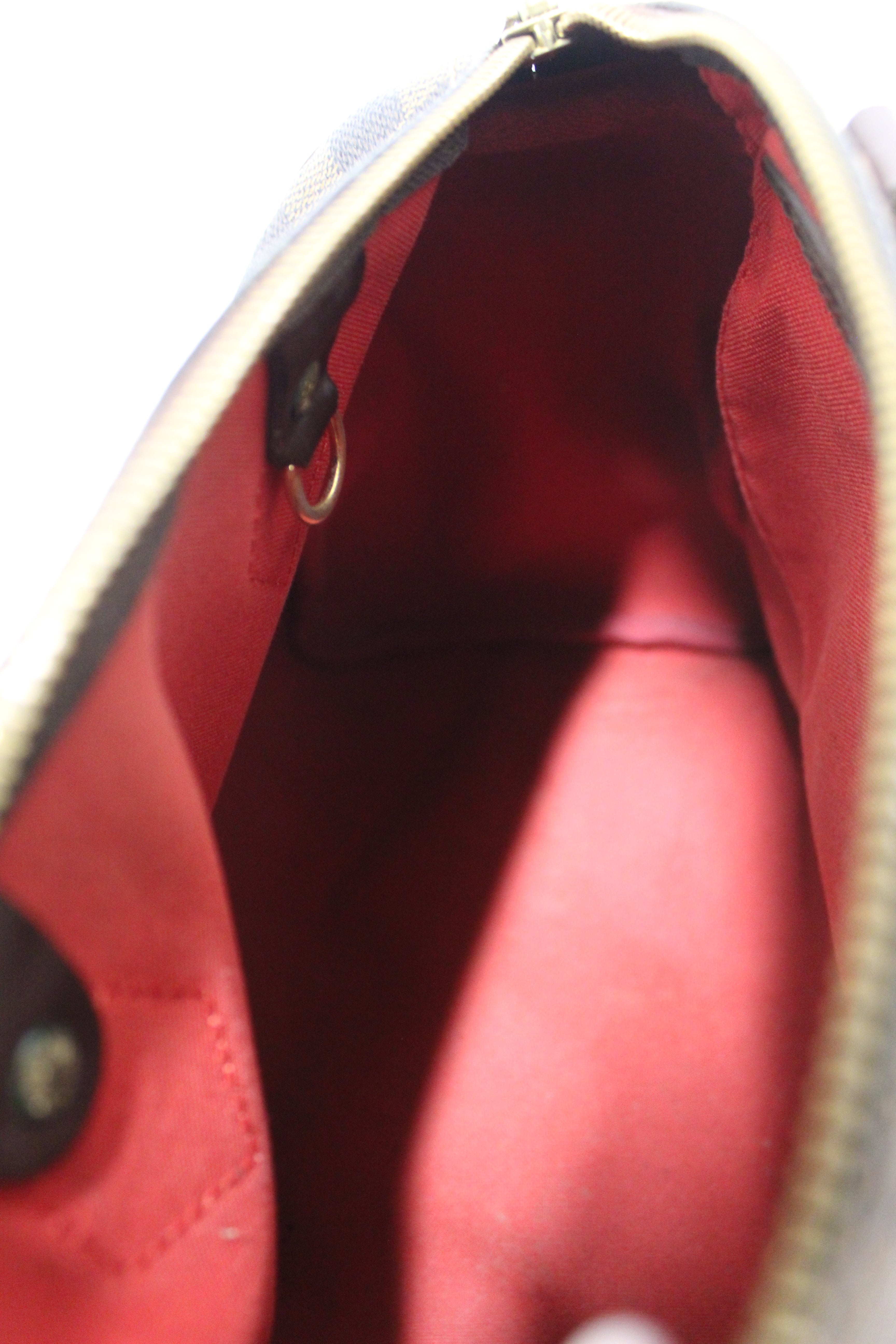 Authentic Louis Vuitton Damier Ebene Speedy 25 Hand Bag