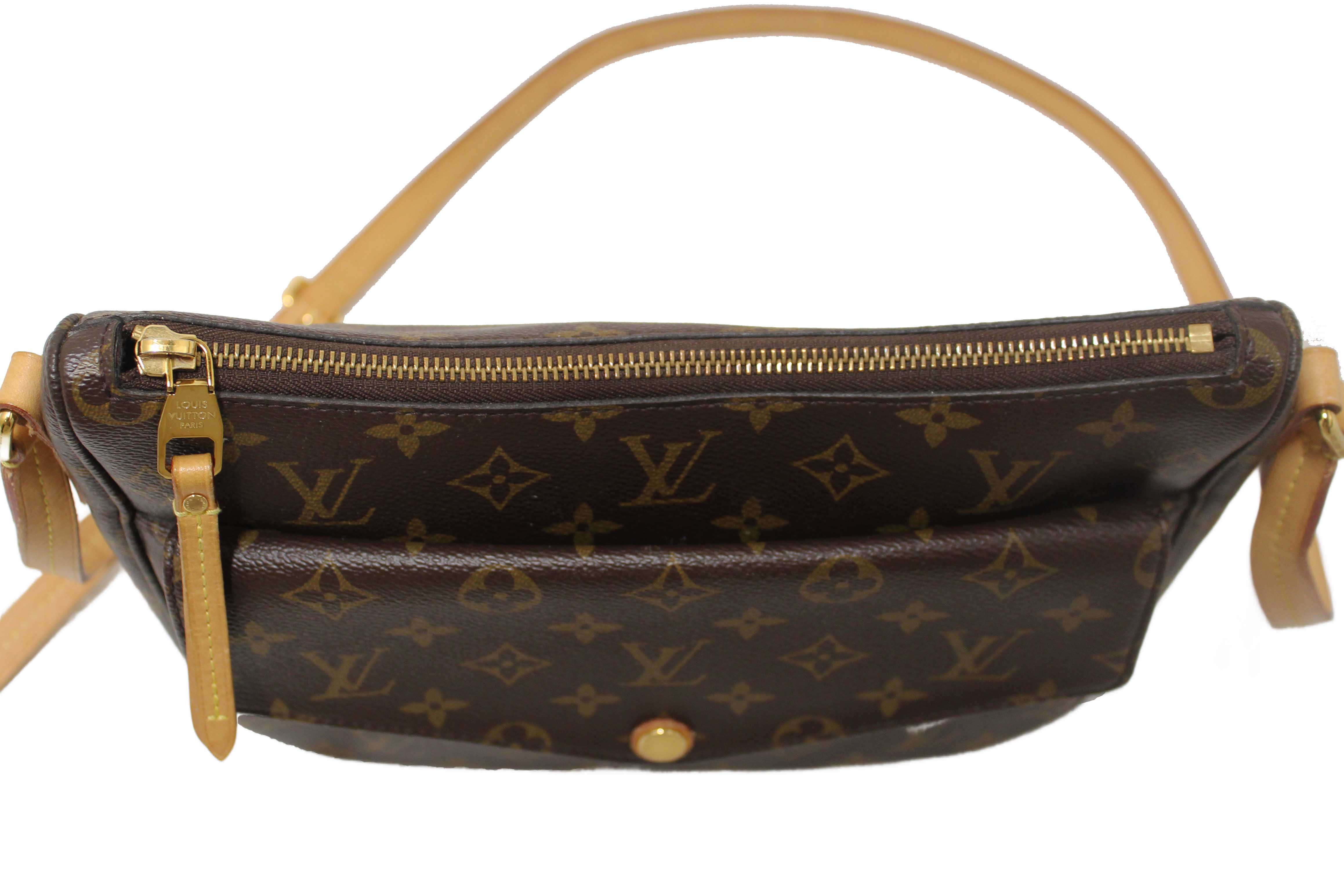 Authentic Louis Vuitton Classic Monogram Mabillon Messenger Bag