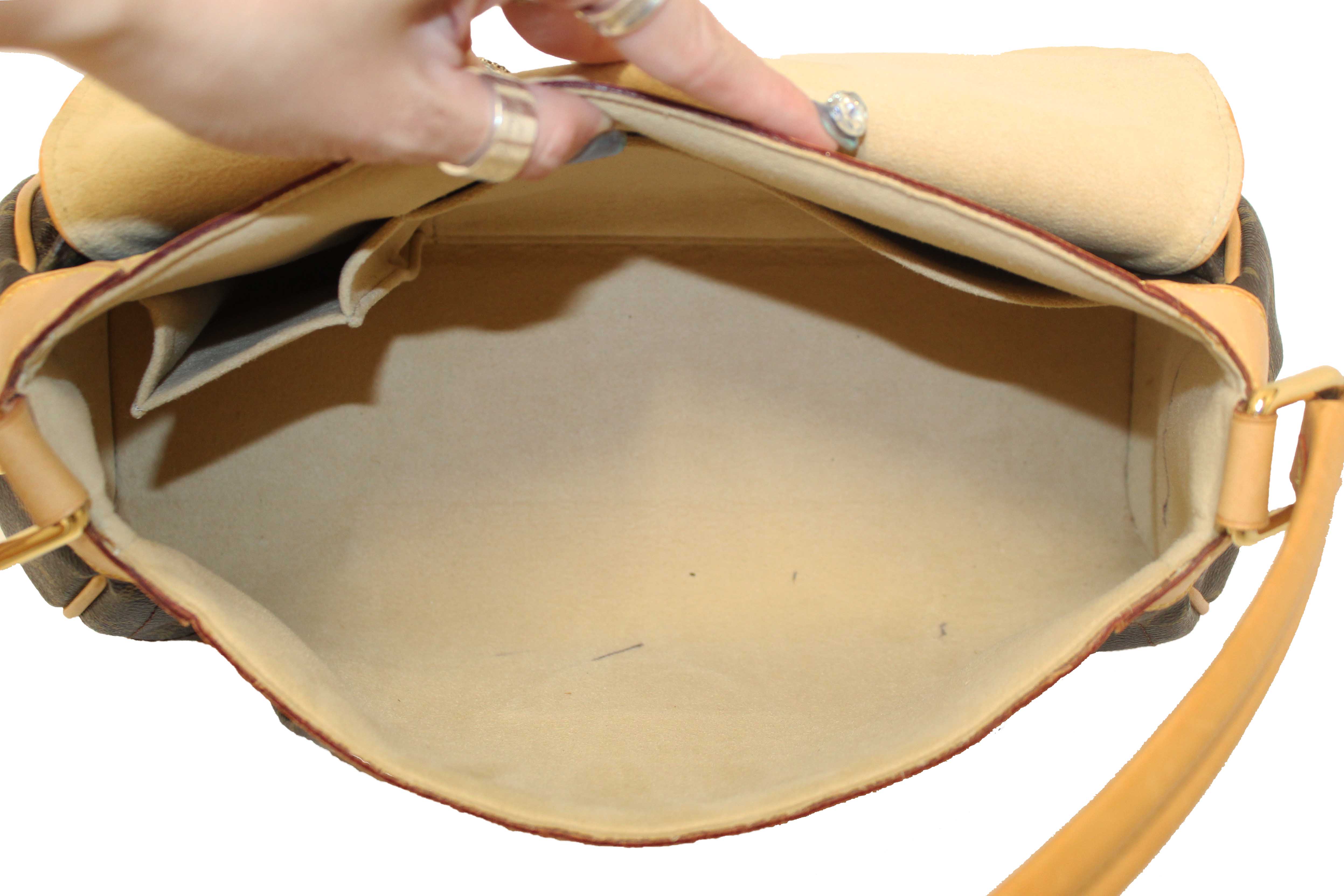 Authentic Louis Vuitton Monogram Canvas Beverly MM Shoulder Bag