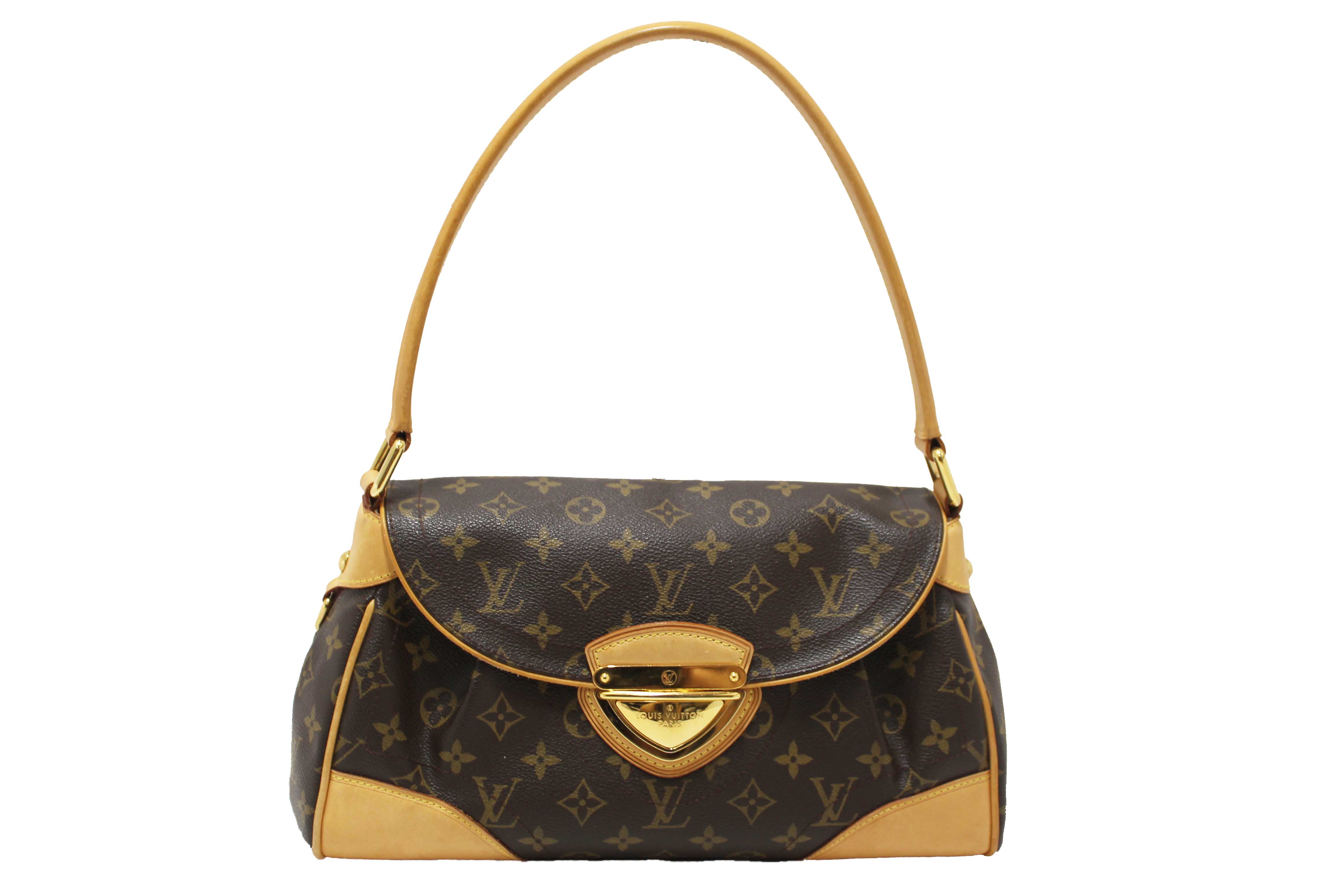 Authentic Louis Vuitton Monogram Canvas Beverly MM Shoulder Bag