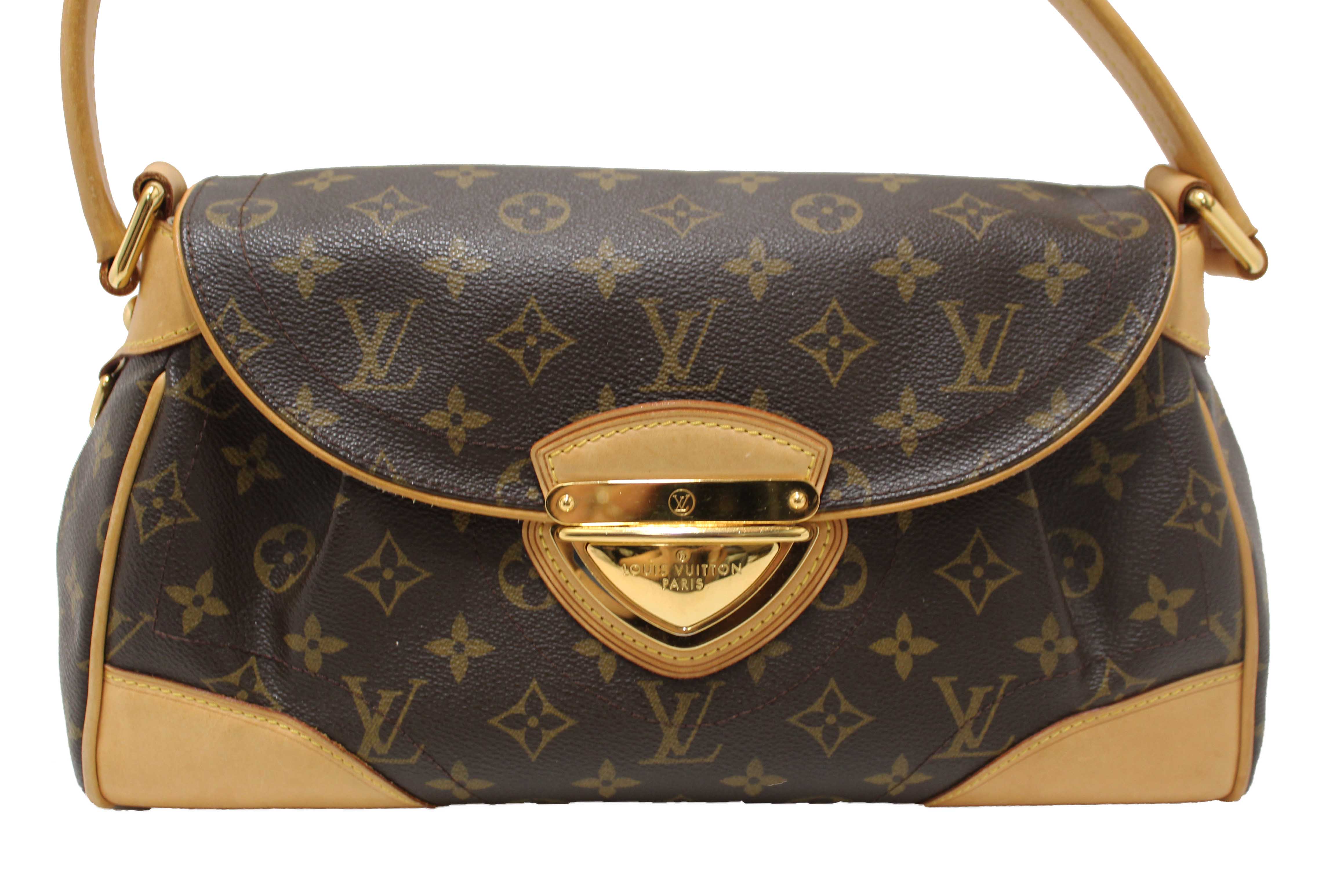 Authentic Louis Vuitton Monogram Canvas Beverly MM Shoulder Bag