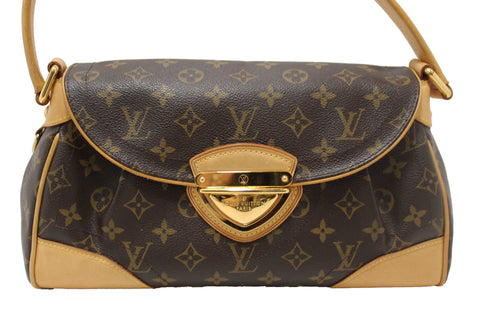 Authentic Louis Vuitton Monogram Canvas Beverly MM Shoulder Bag
