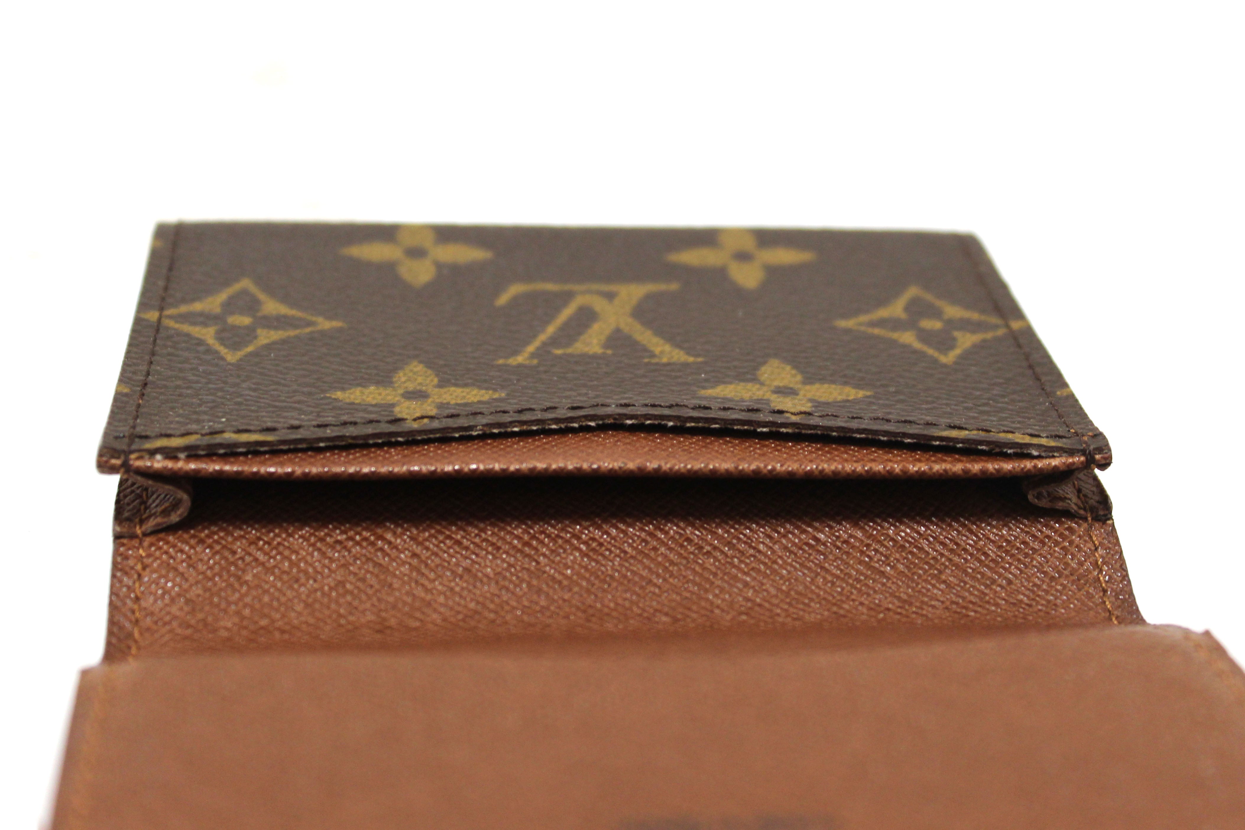 Authentic Louis Vuitton Classic Monogram Envelope Card Holder