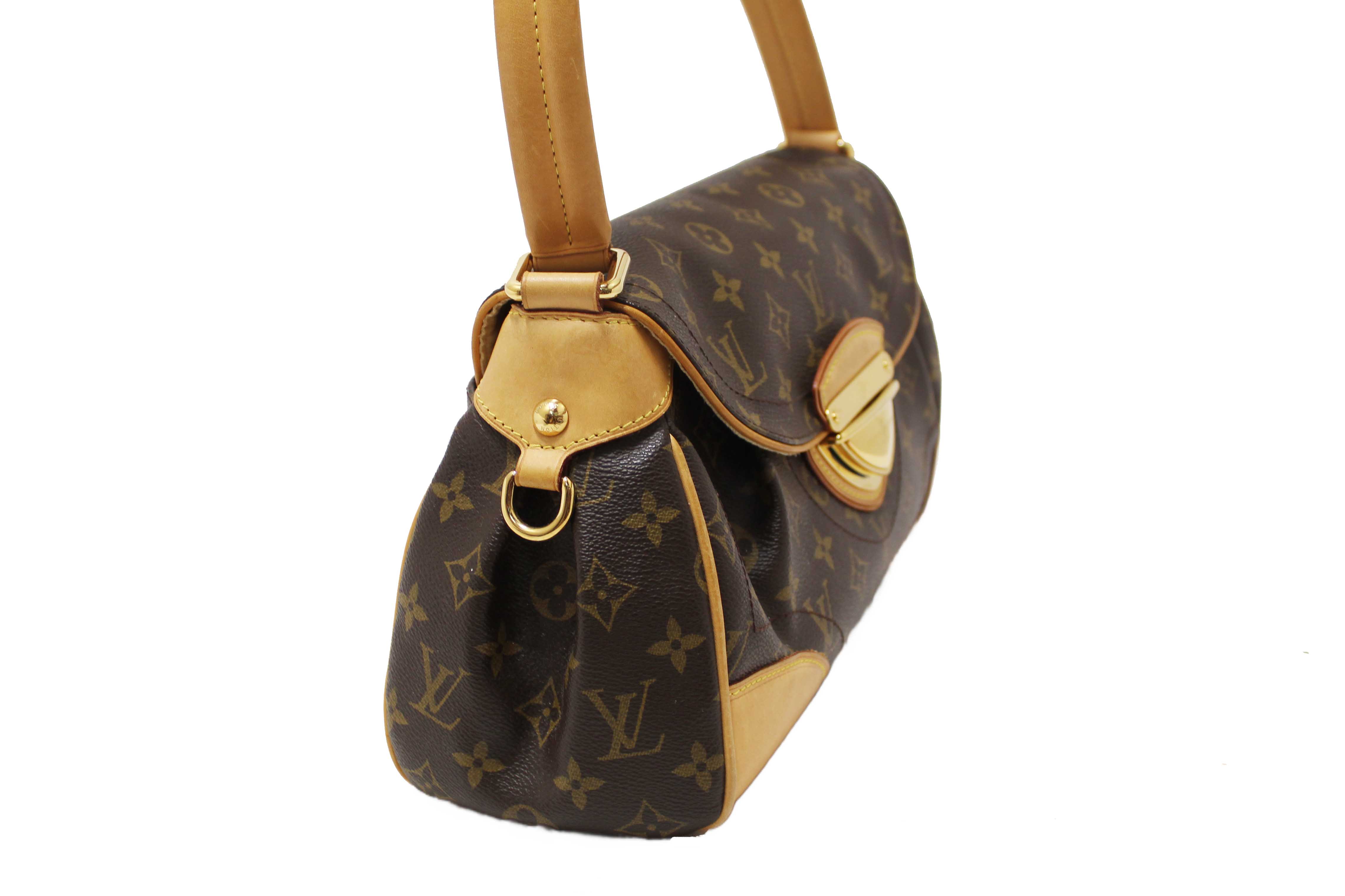 Authentic Louis Vuitton Monogram Canvas Beverly MM Shoulder Bag