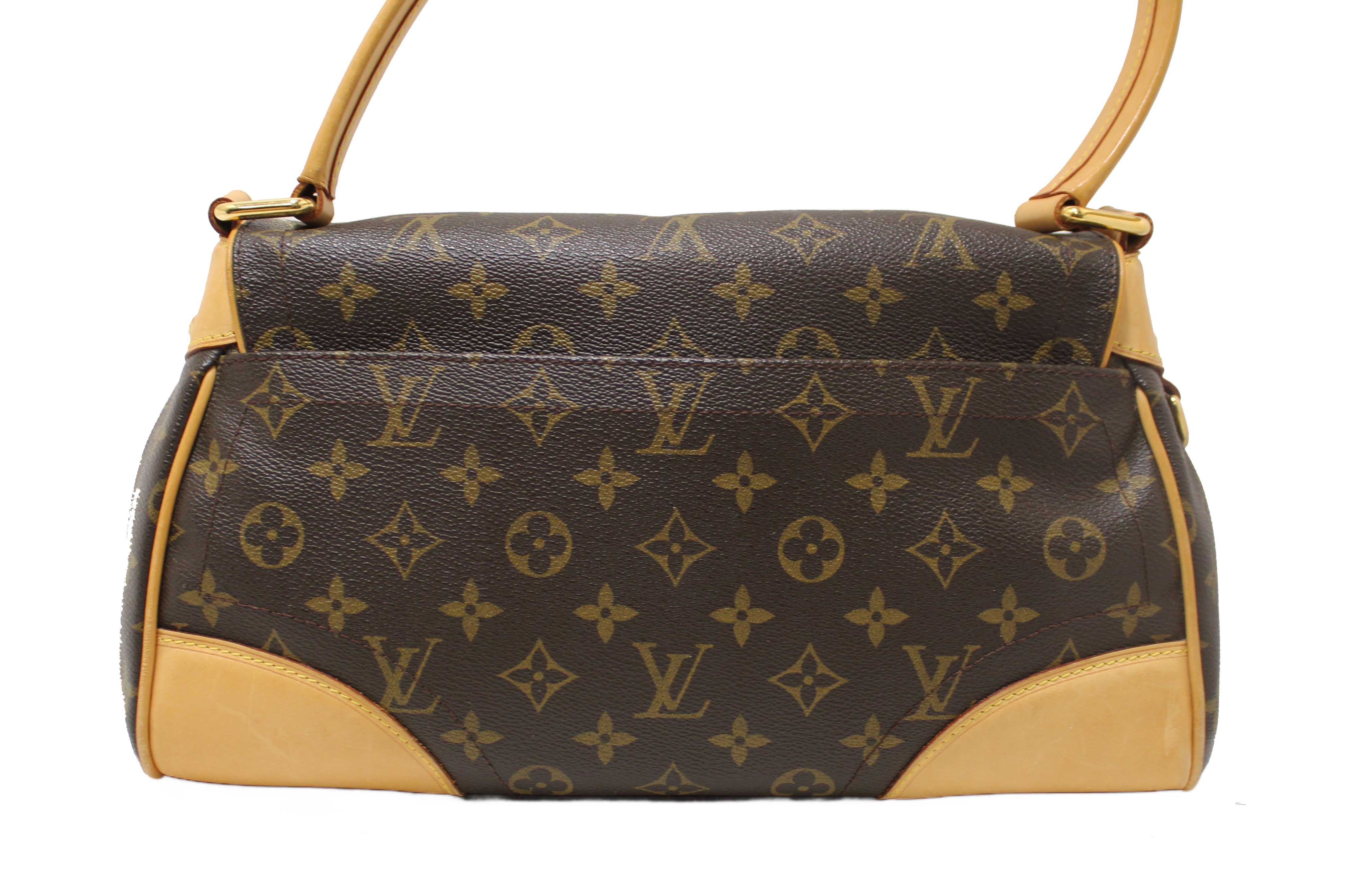 Authentic Louis Vuitton Monogram Canvas Beverly MM Shoulder Bag