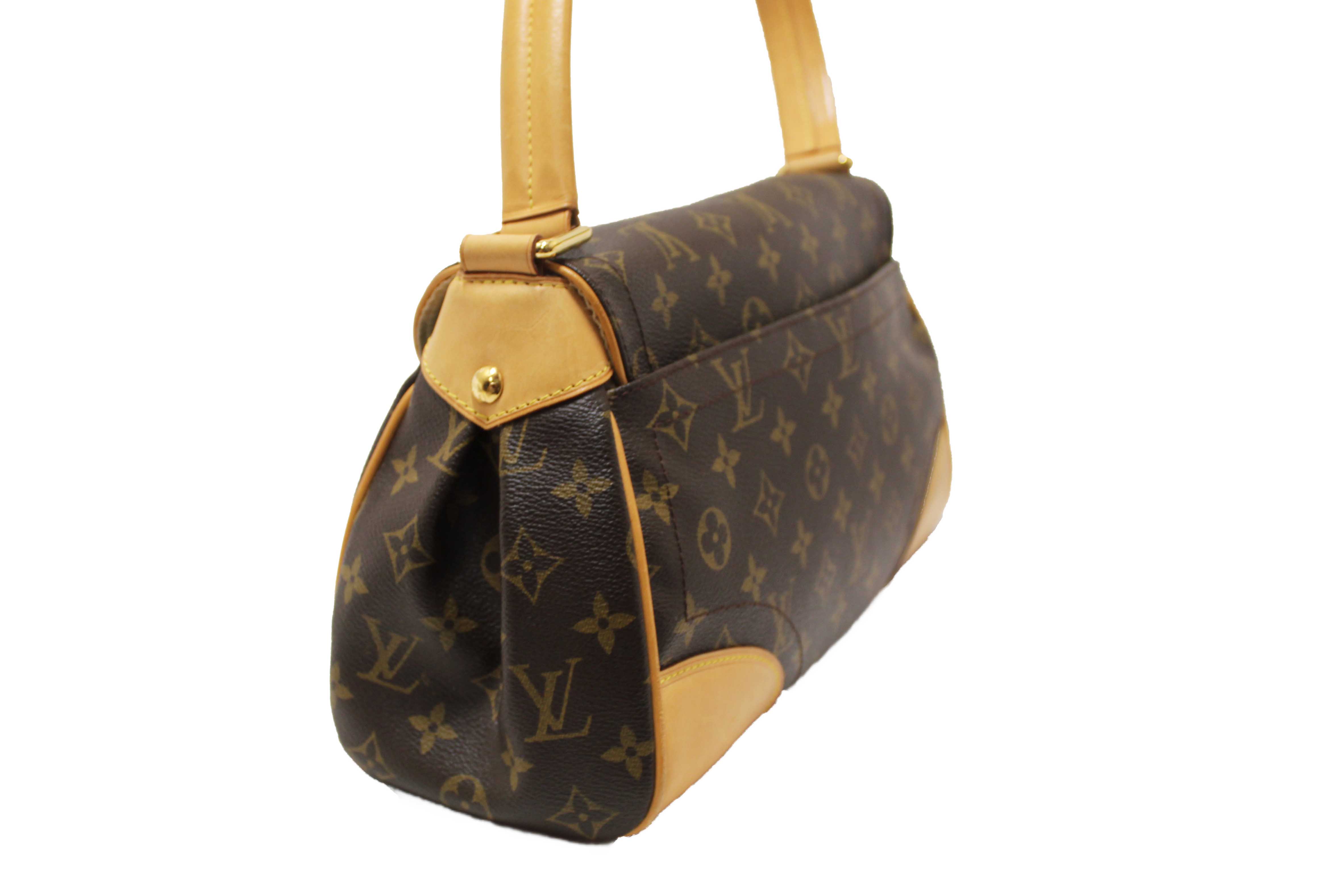 Authentic Louis Vuitton Monogram Canvas Beverly MM Shoulder Bag
