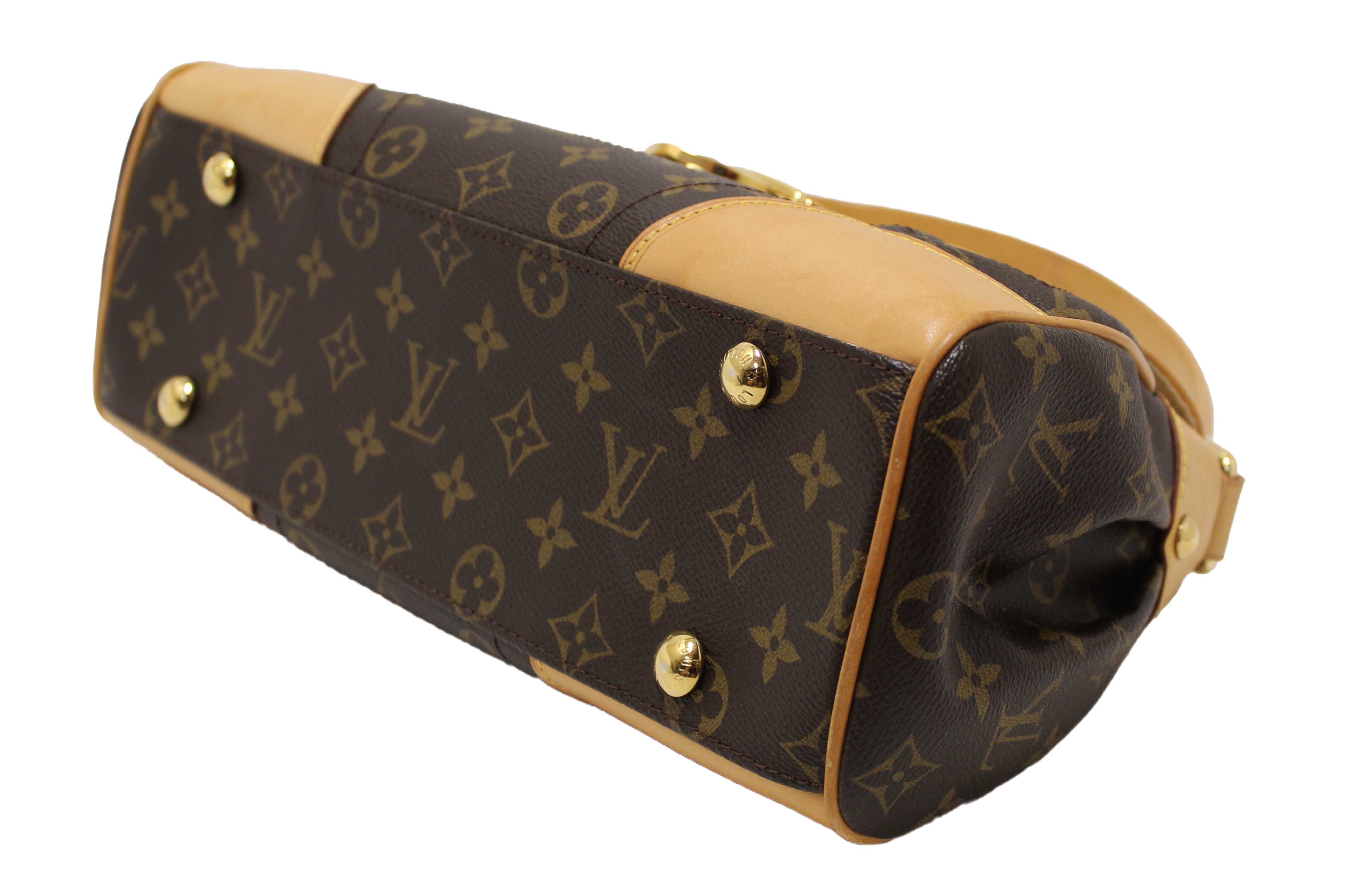 Authentic Louis Vuitton Monogram Canvas Beverly MM Shoulder Bag