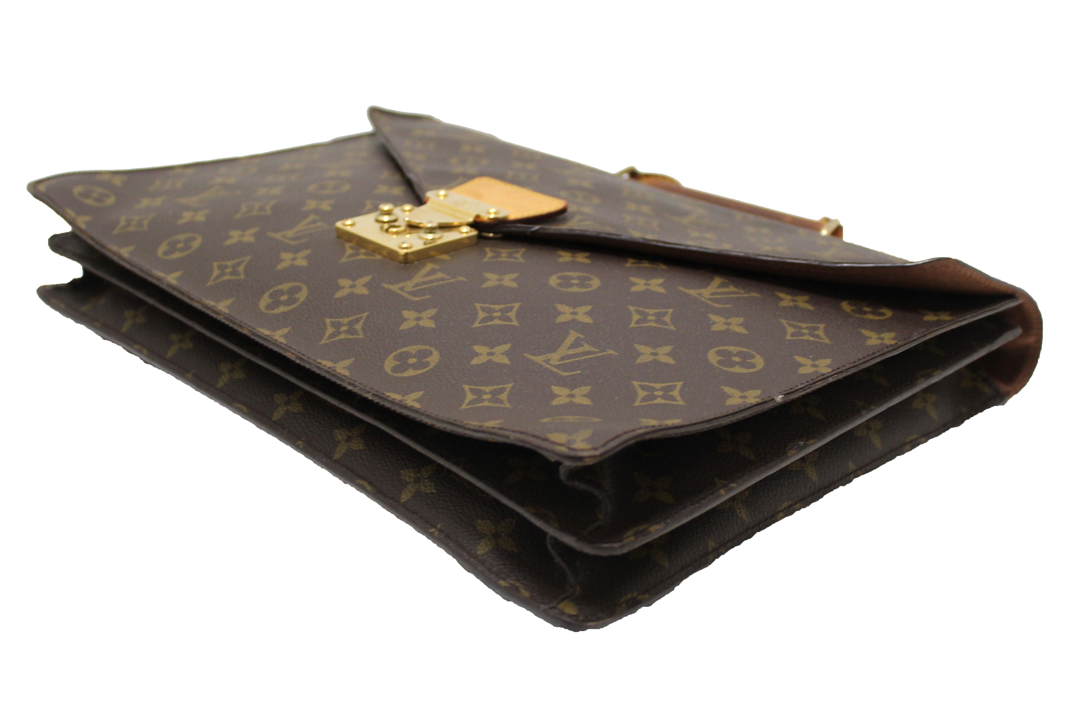 Authentic Louis Vuitton Classic Monogram Vintage Soft Briefcase