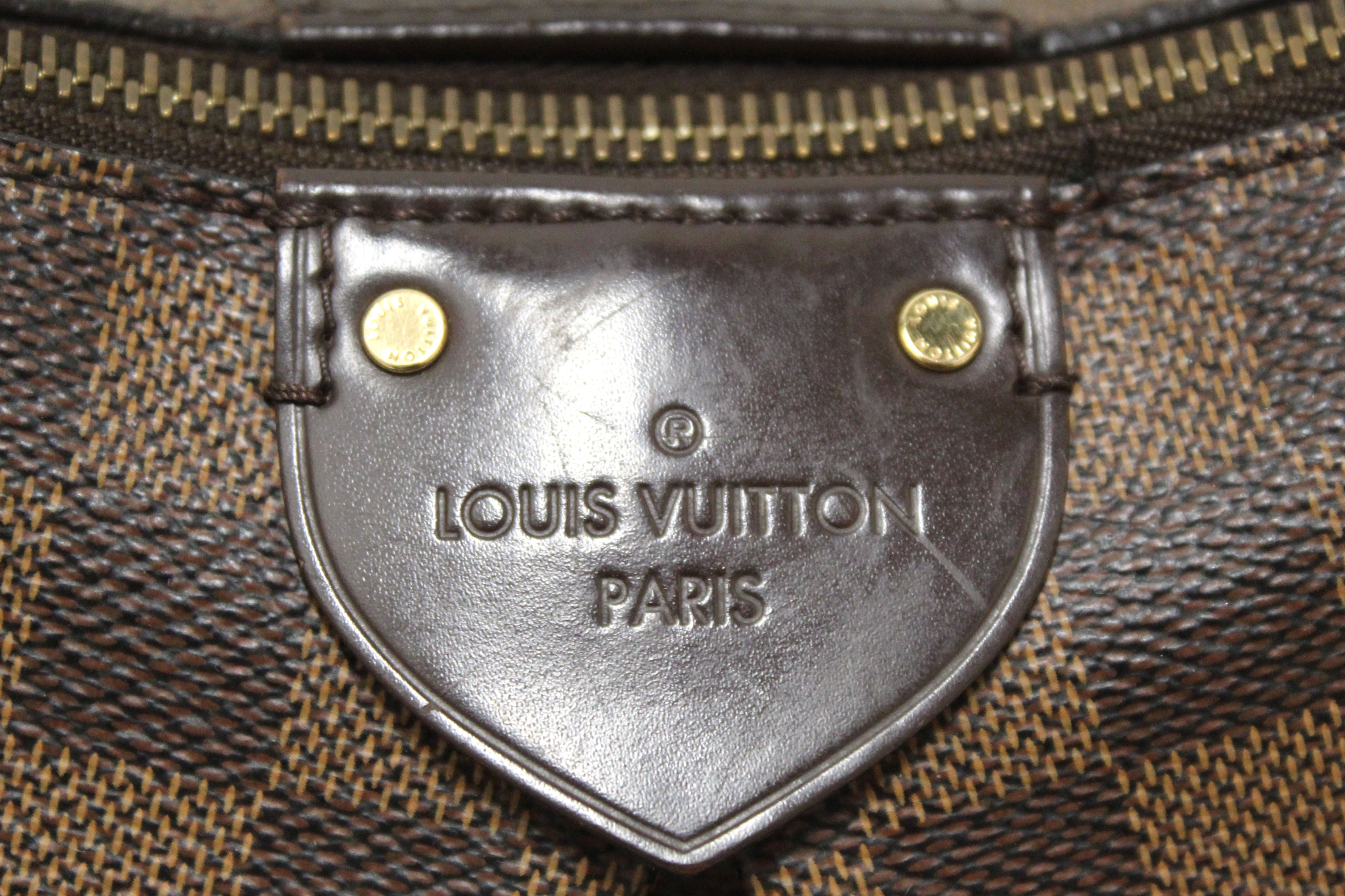 Authentic Louis Vuitton Damier Ebene Canvas Siena MM Handbag – Paris  Station Shop
