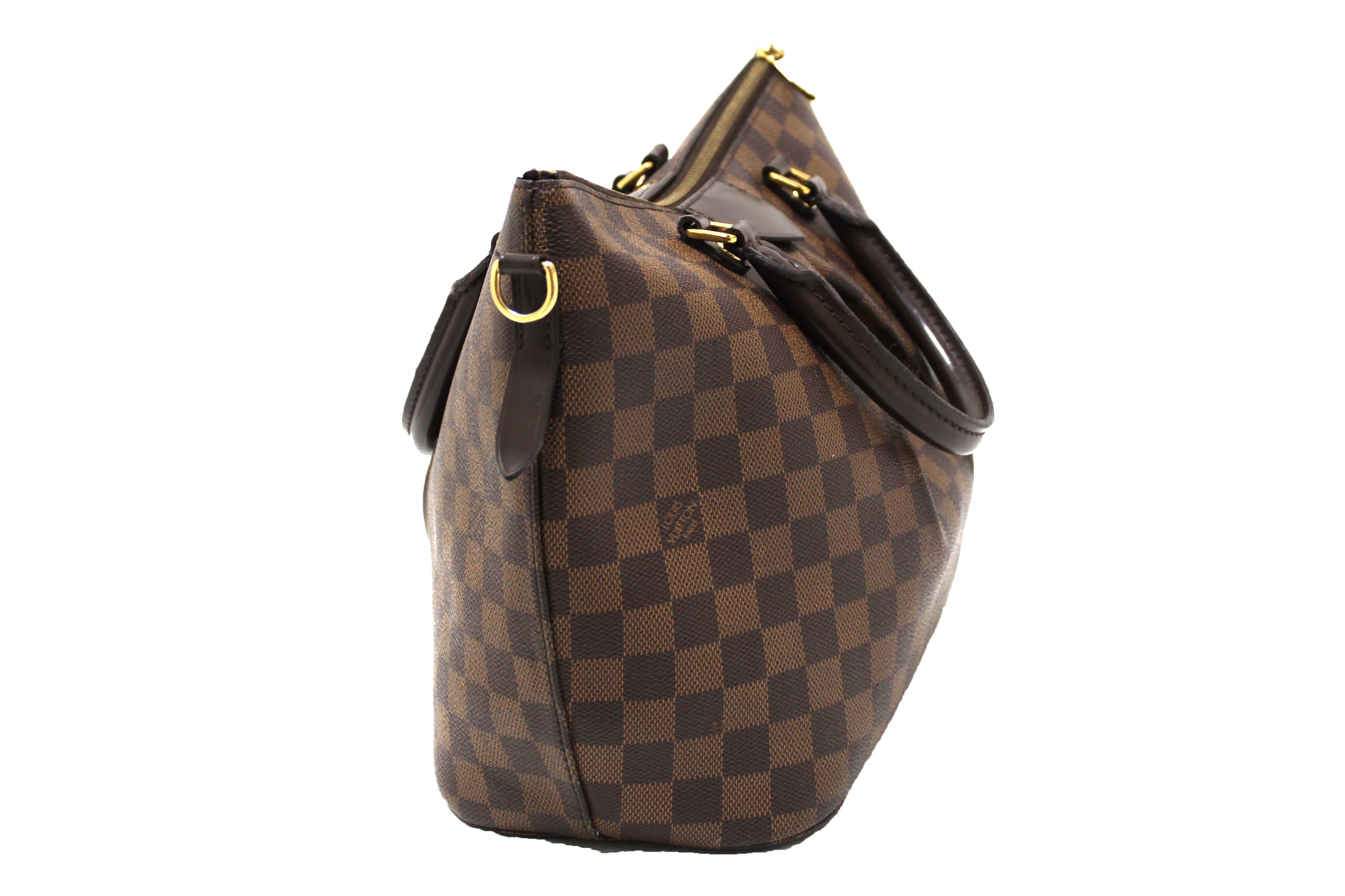 Louis Vuitton Shoulder Bag Siena Mm Damier Ebene Canvas Shoulder Hand Bag  A974 Leather ref.641471 - Joli Closet